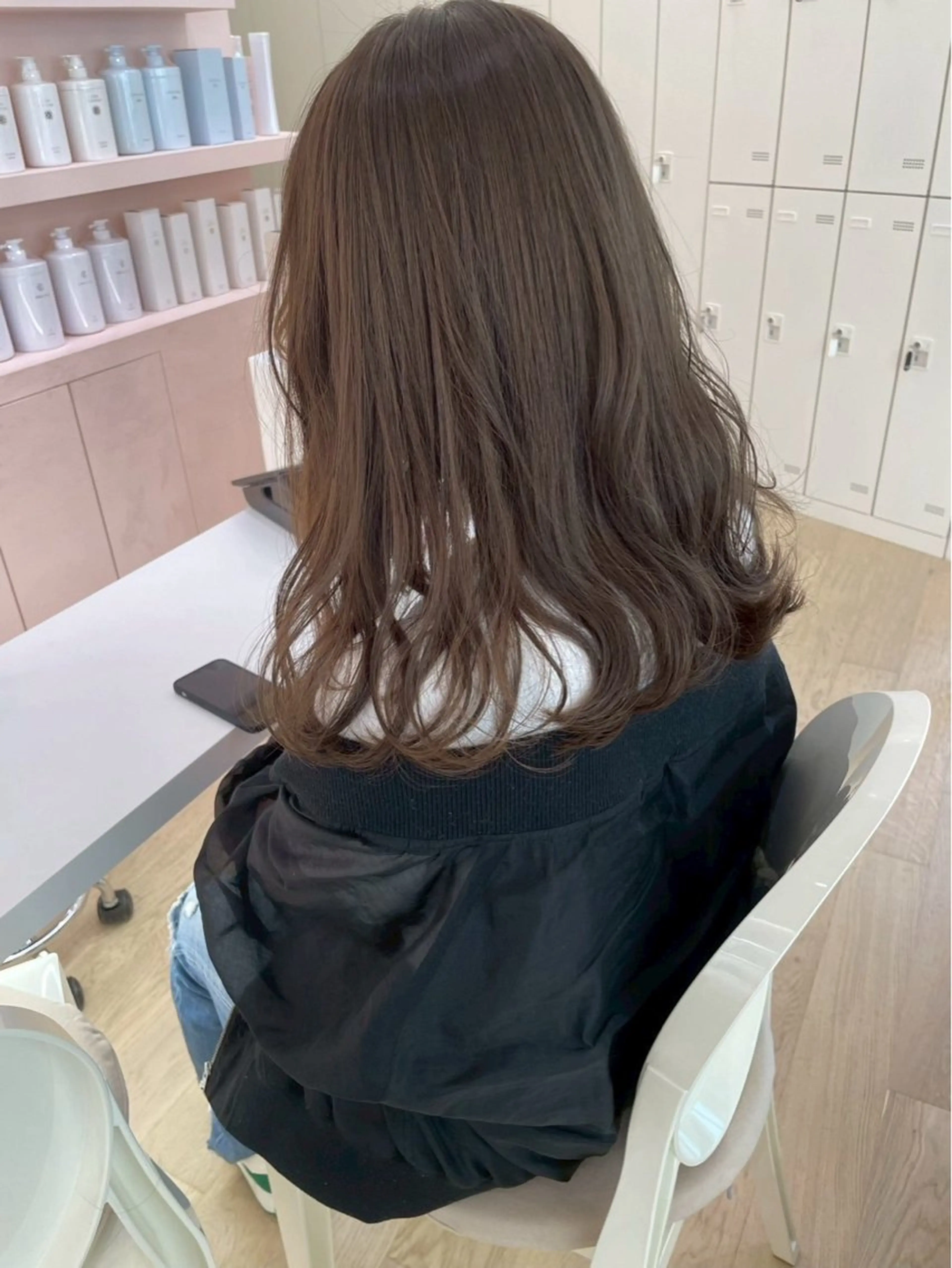 ロング カラー ヘアカラー ParveMix🎀 稲垣 詞葉のヘアスタイル