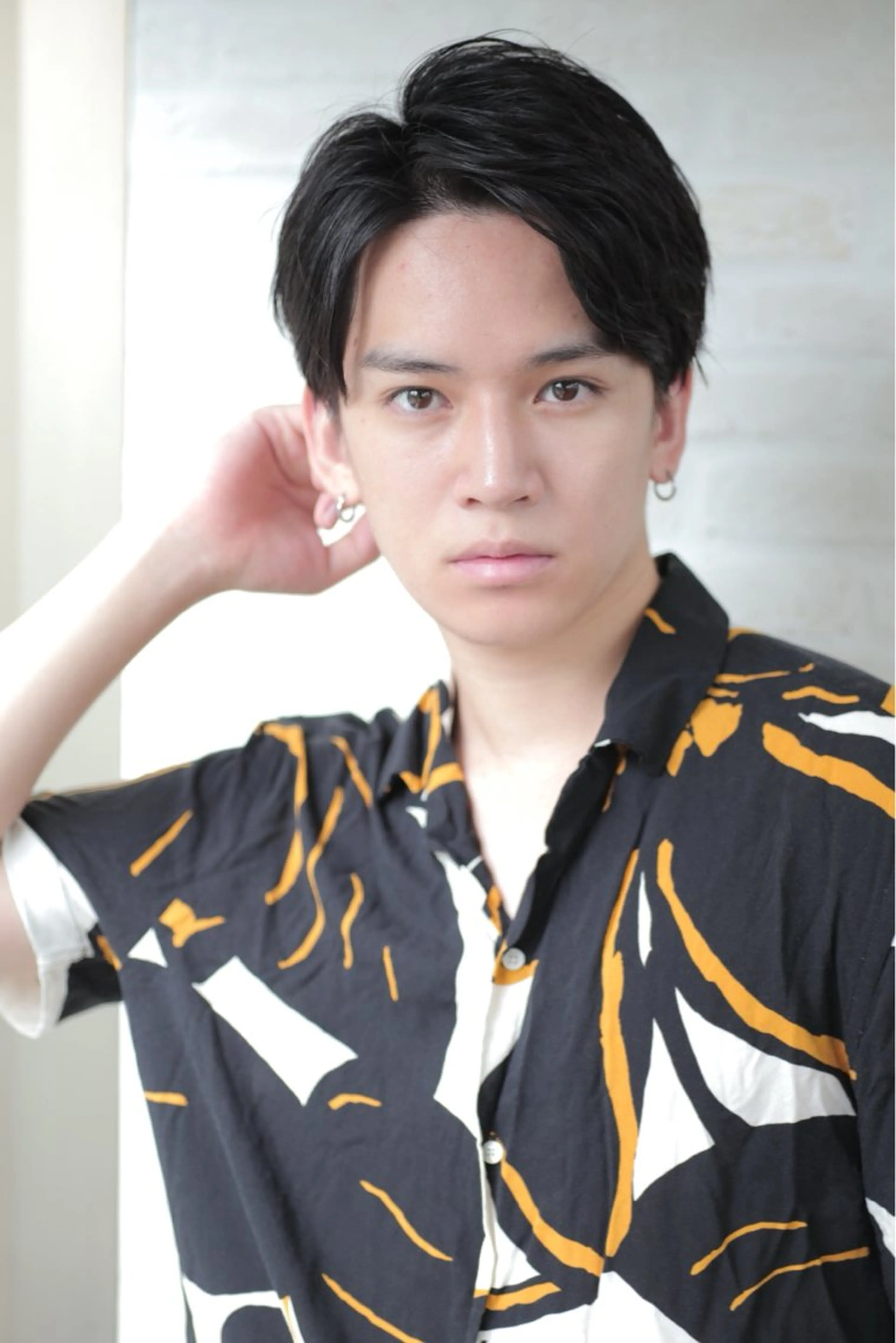 ショート メンズ カット 白髪ぼかし大人メンズ 根本零のヘアスタイル