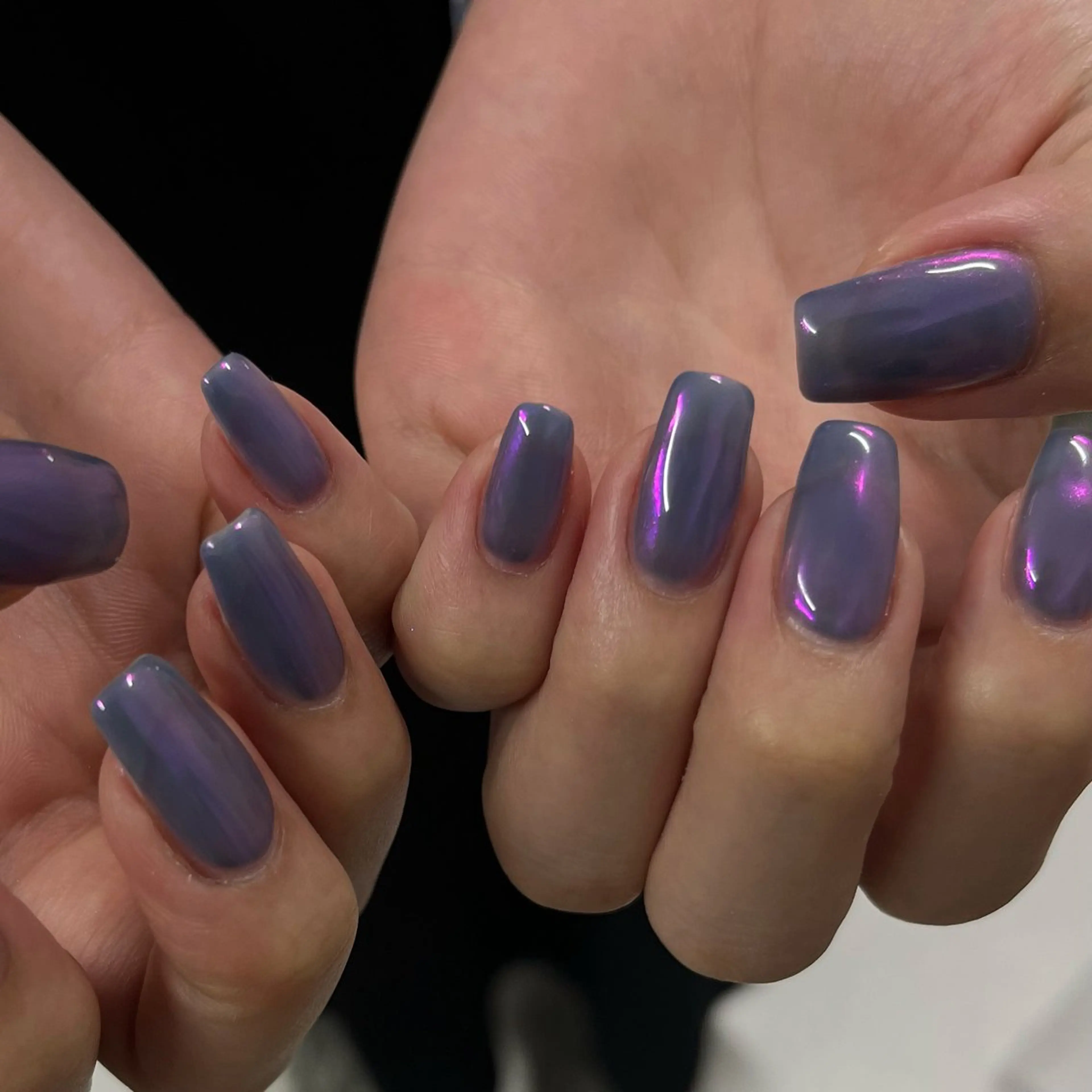 ネイル オーロラネイル ミラーネイル ハンドネイル Lia所属・eri chan nailのネイルデザイン