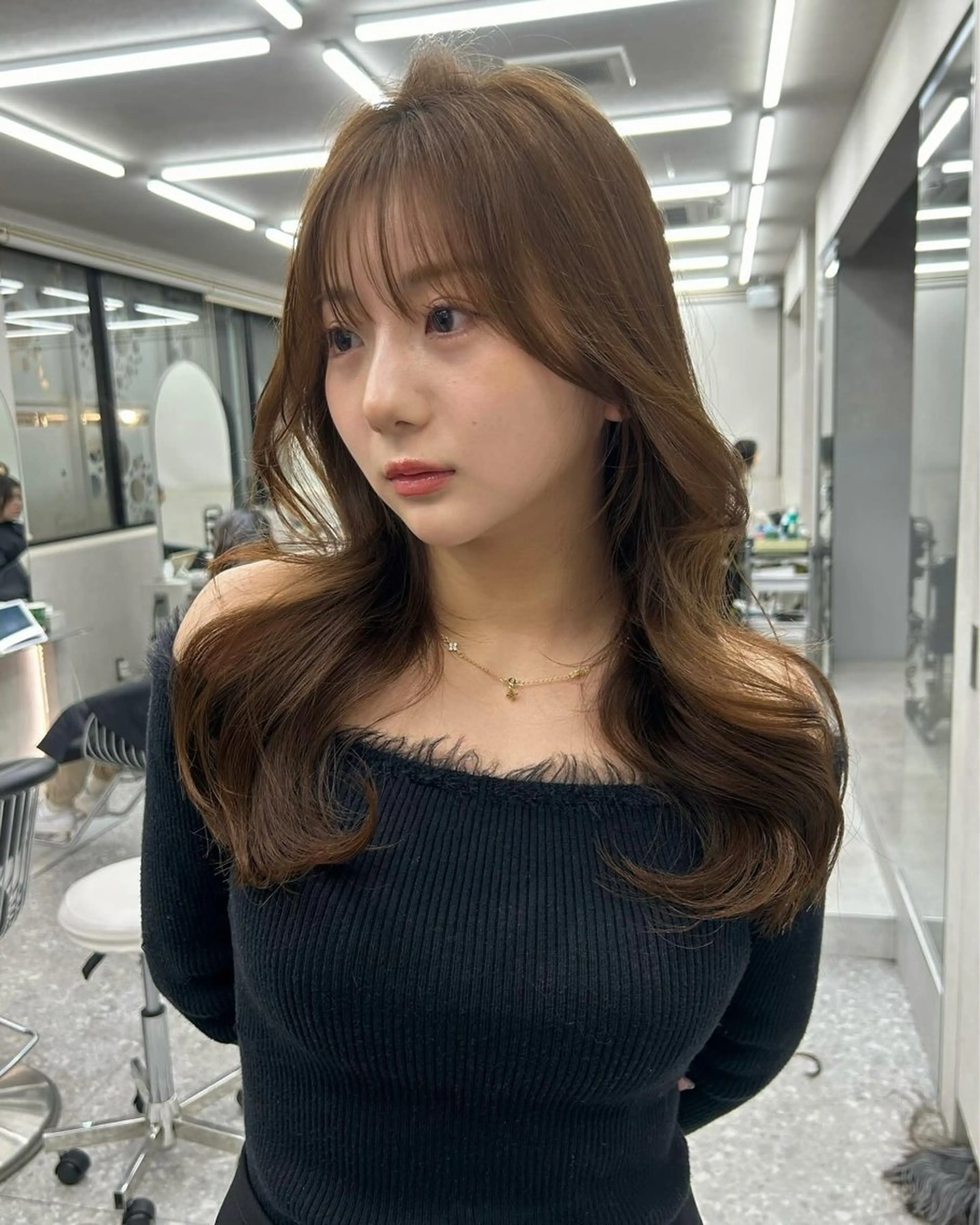 セミロング カラー ヘアアレンジ カット ヘアカラー トリートメント fumika🎀 ベージュのヘアスタイル