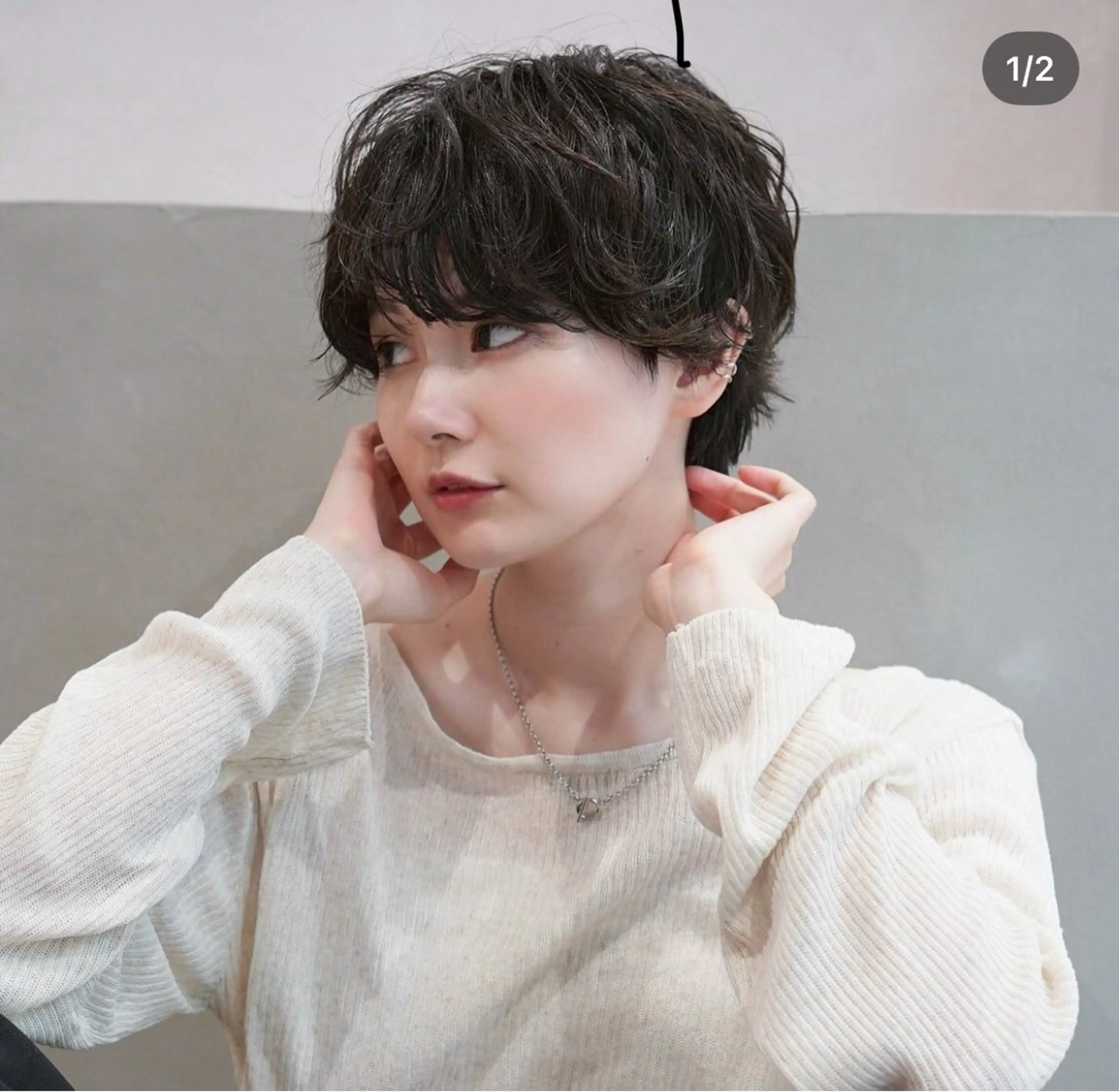 カット＋ショートパーマ＋最高級ケアトリートメント🫧の写真