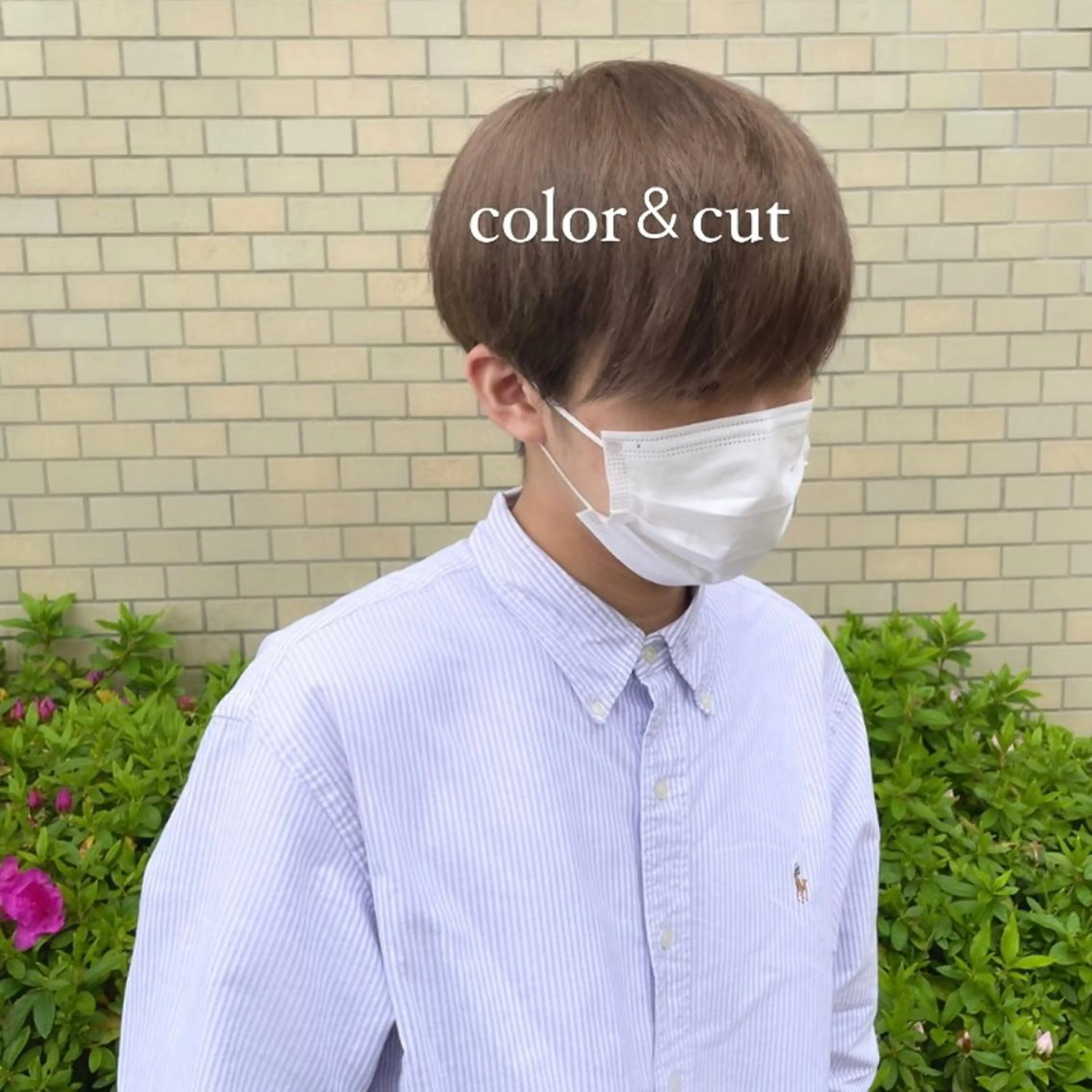 カラー メンズ 🧸🎀ブリーチ 栄🎀🧸かのんのヘアスタイル