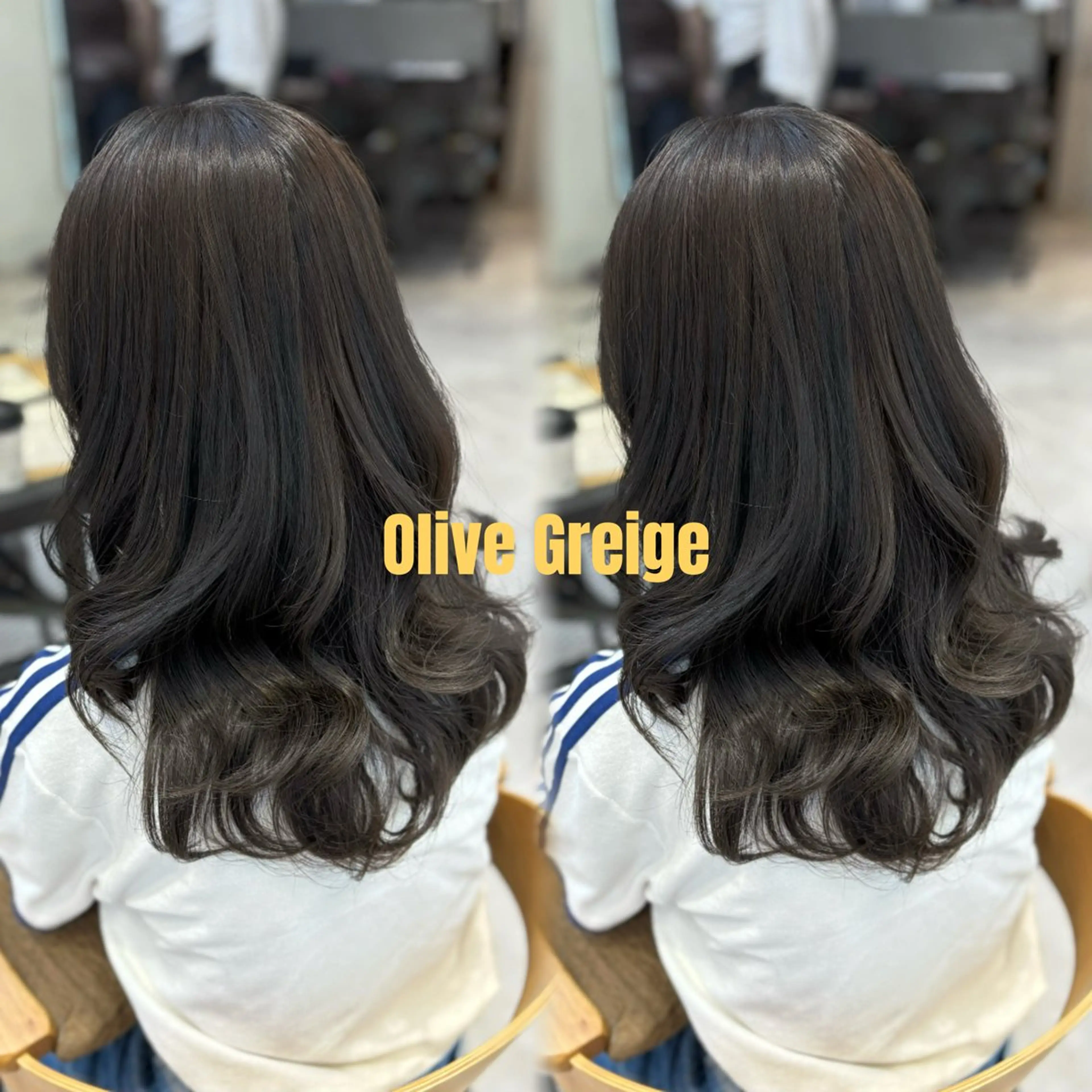 セミロング view NAGOYA所属・あゆ/縮毛 矯正/透明感カラーのヘアスタイル