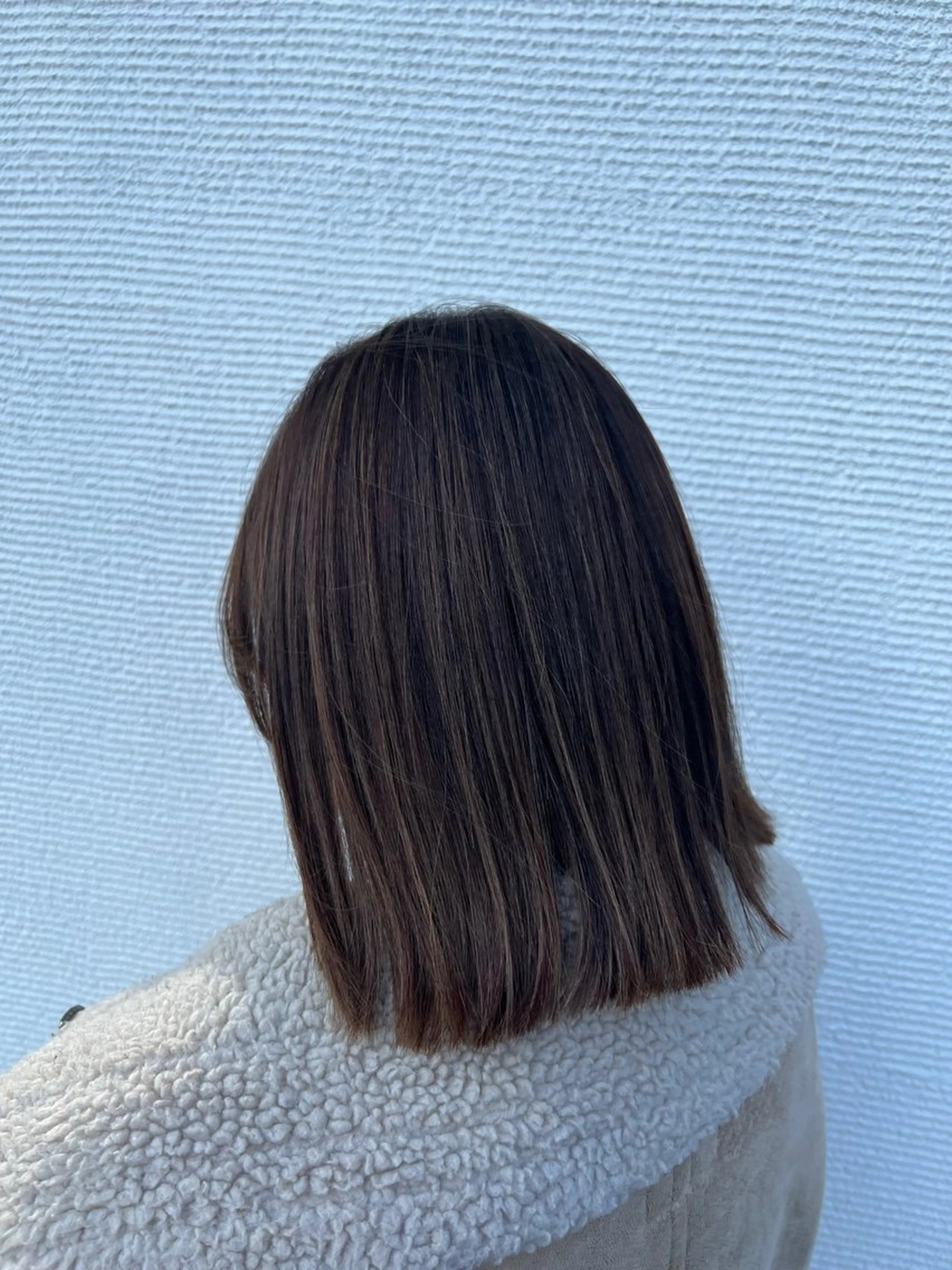 ミディアム ハイライト カット 縮毛矯正 美髪矯正/髪質改善 🌼 原田 愛弓のヘアスタイル