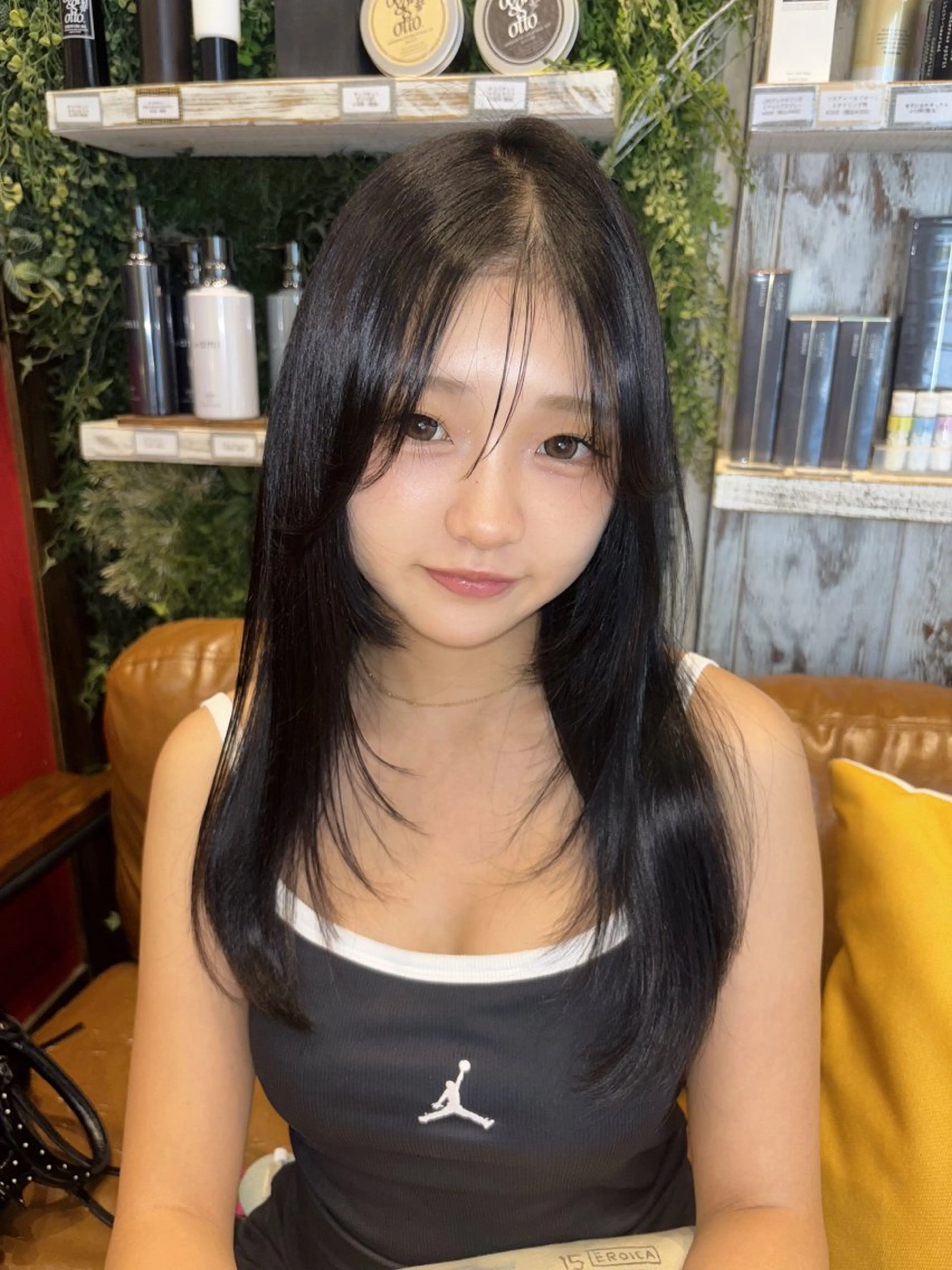 ロング カラー ヘアアレンジ メンズ 羽エク指名No1✨️ シールエク🌙しぇるのヘアスタイル