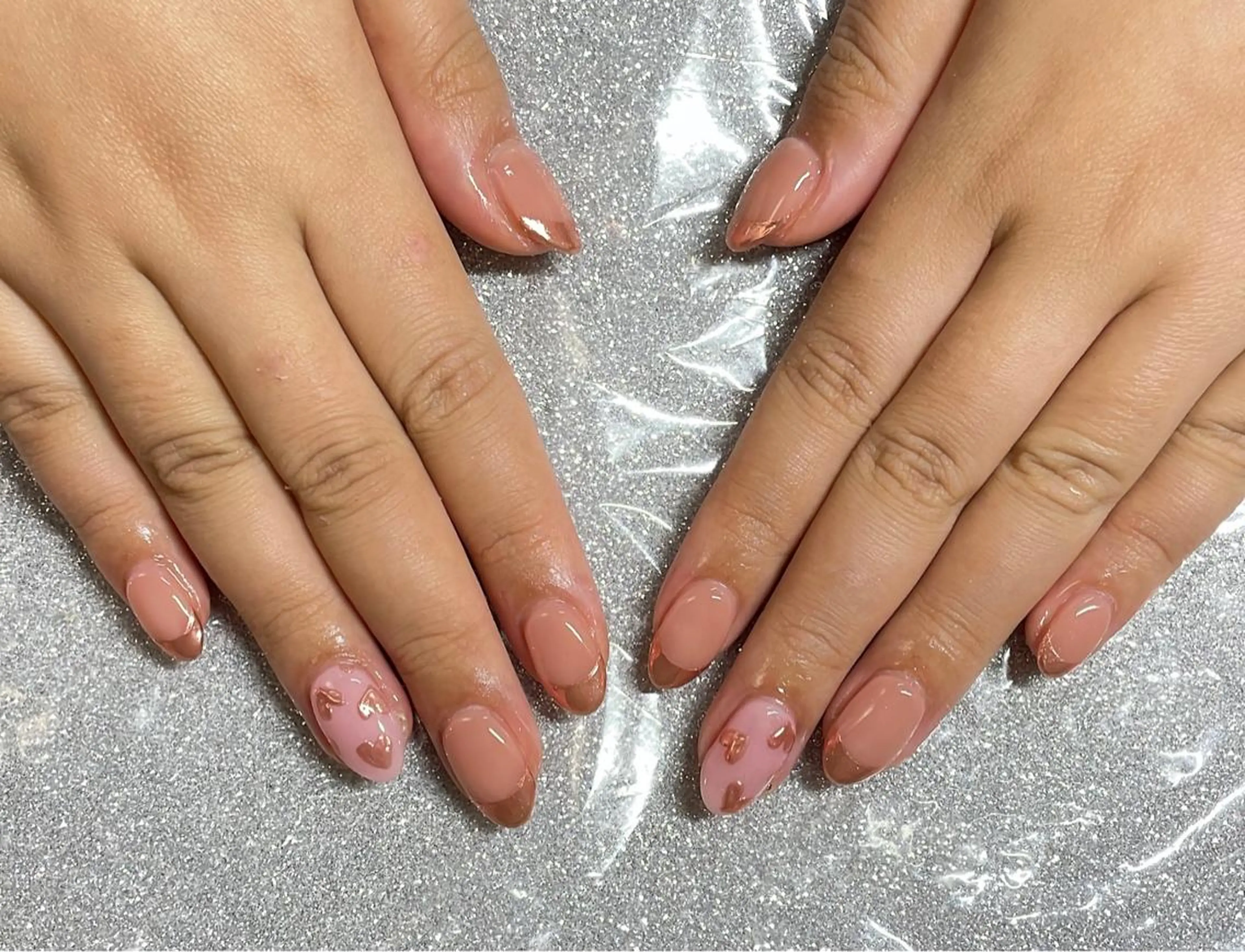 ネイル ハンドネイル VIERU 🌈🎀💖のネイルデザイン