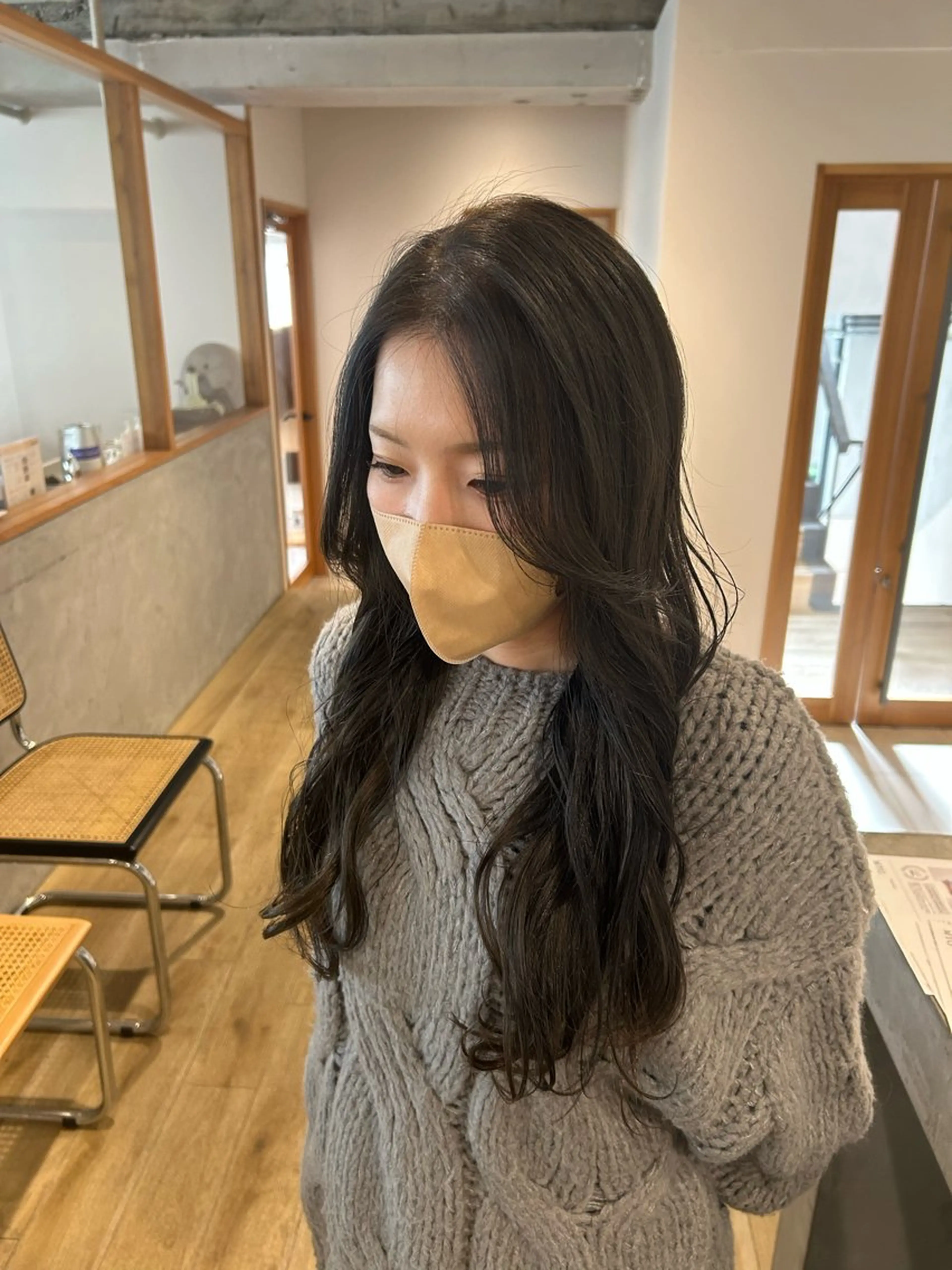 ロング カラー 透明感カラー ヘアカラー aina ⠀ ⠀ ⠀のヘアスタイル