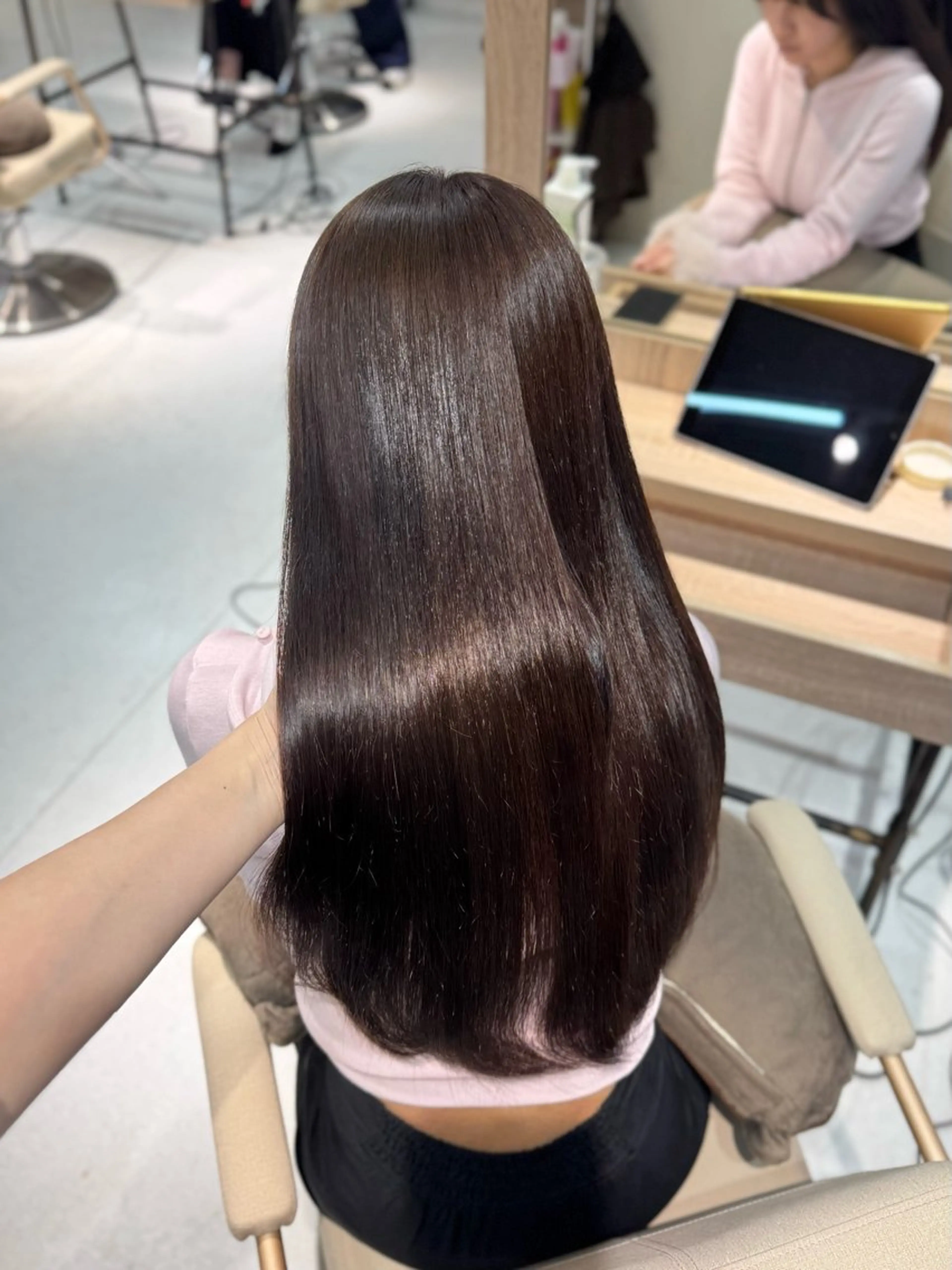 ロング カラー ブリーチ ブラウンカラー ブリーチなしカラー ヘアカラー トリートメント jupreÿ 𝒔𝒂𝒚𝒂🍓のヘアスタイル