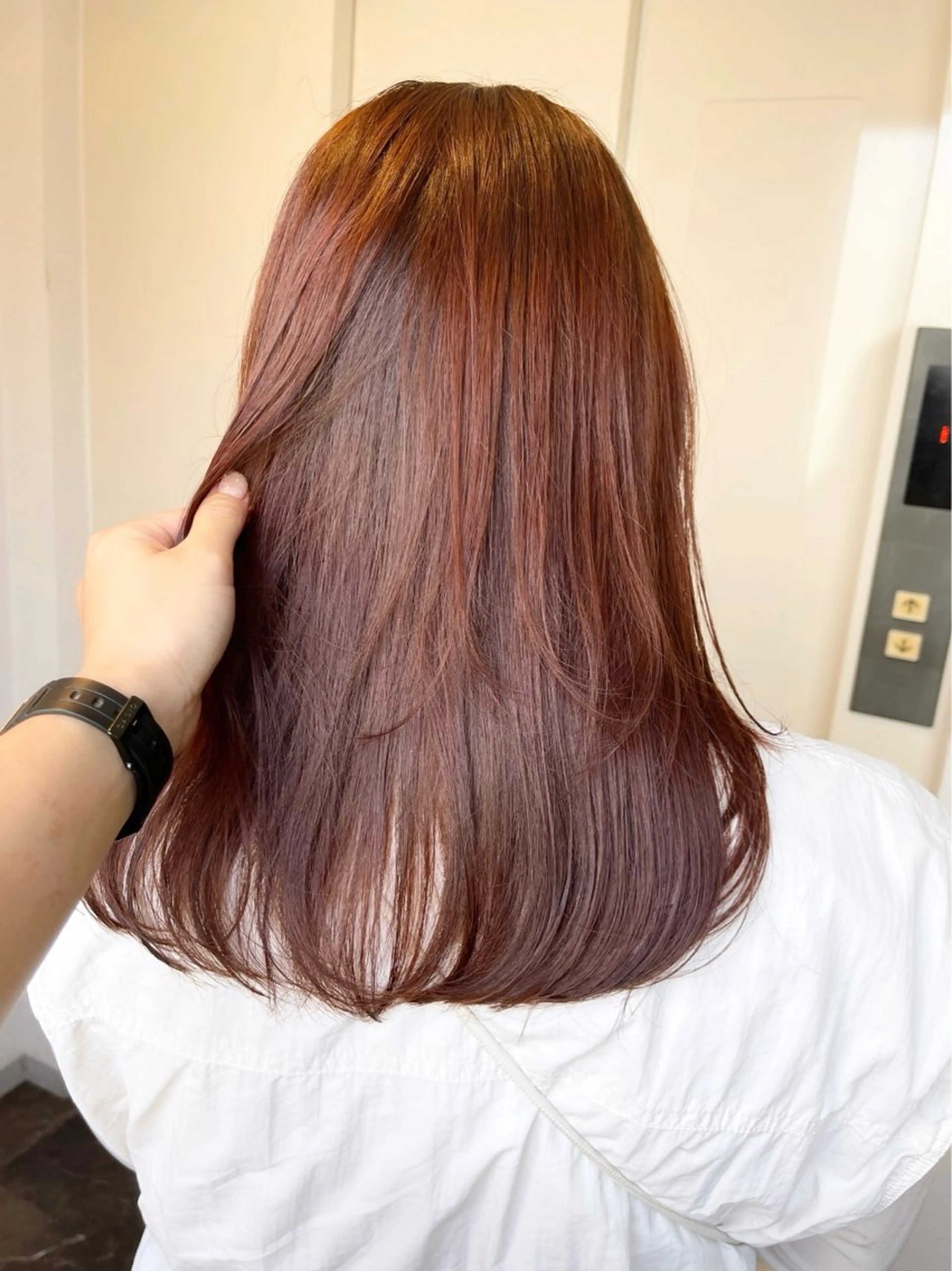 ミディアム カラー warme𓂂𓂃 静岡のヘアスタイル