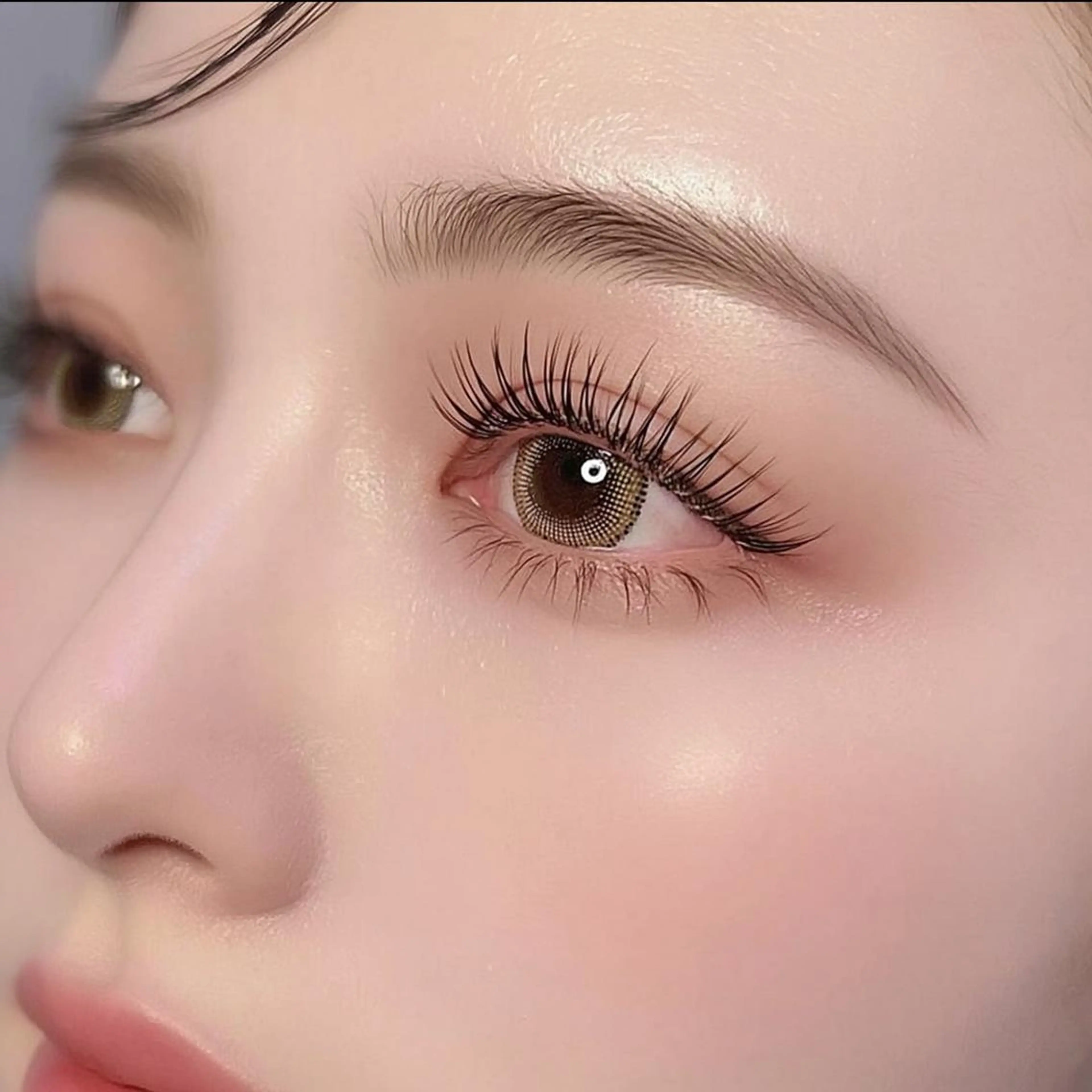 マツエク・マツパ パリジェンヌラッシュリフト まつげパーマ 一重×まつ毛パーマ マツエク 韓国風/束間マツエク /京橋SUZU🖤のマツエク・マツパデザイン