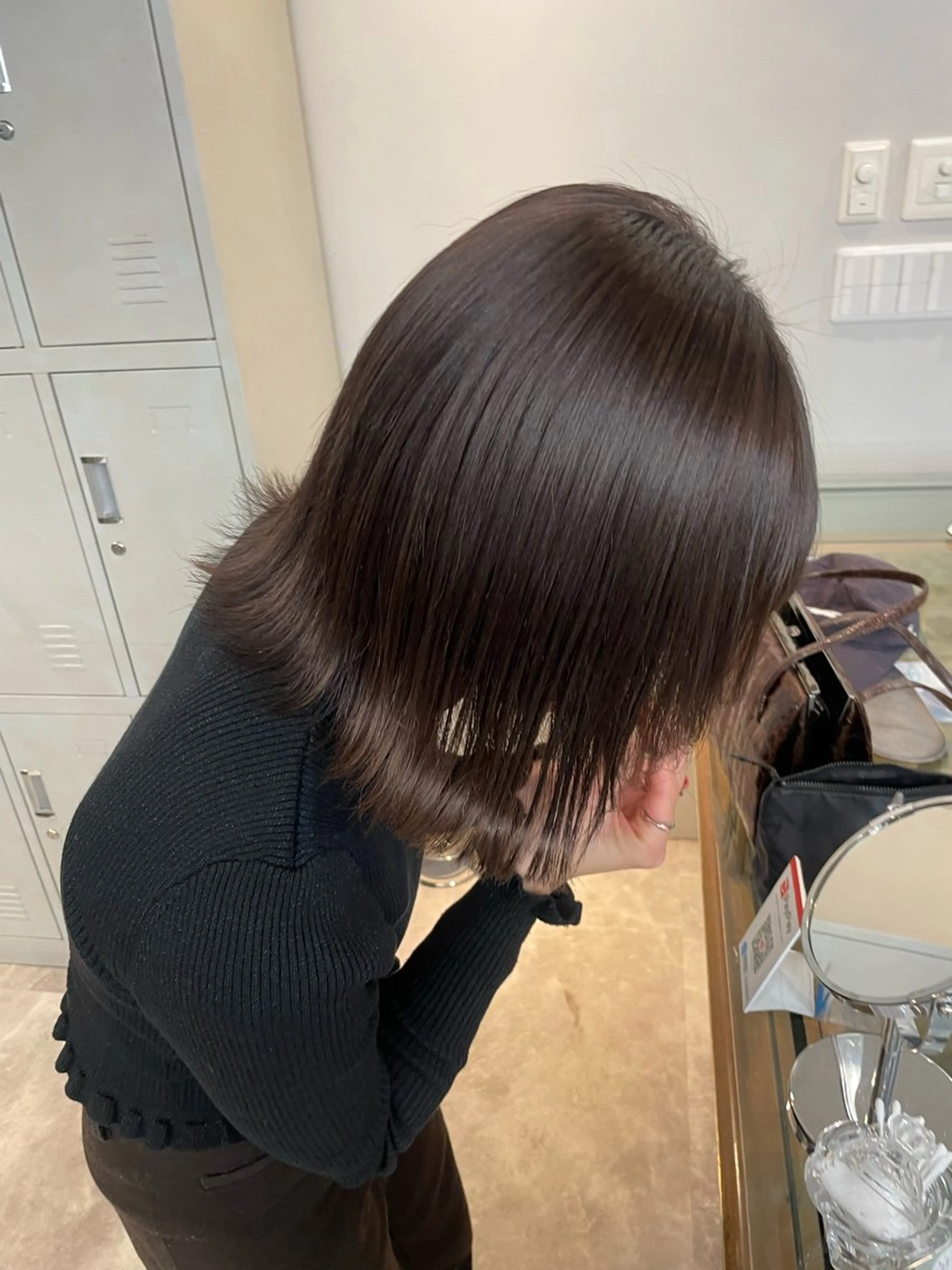 ミディアム カラー ヘアカラー 表参道🌿赤み消し カラー/チナツのヘアスタイル