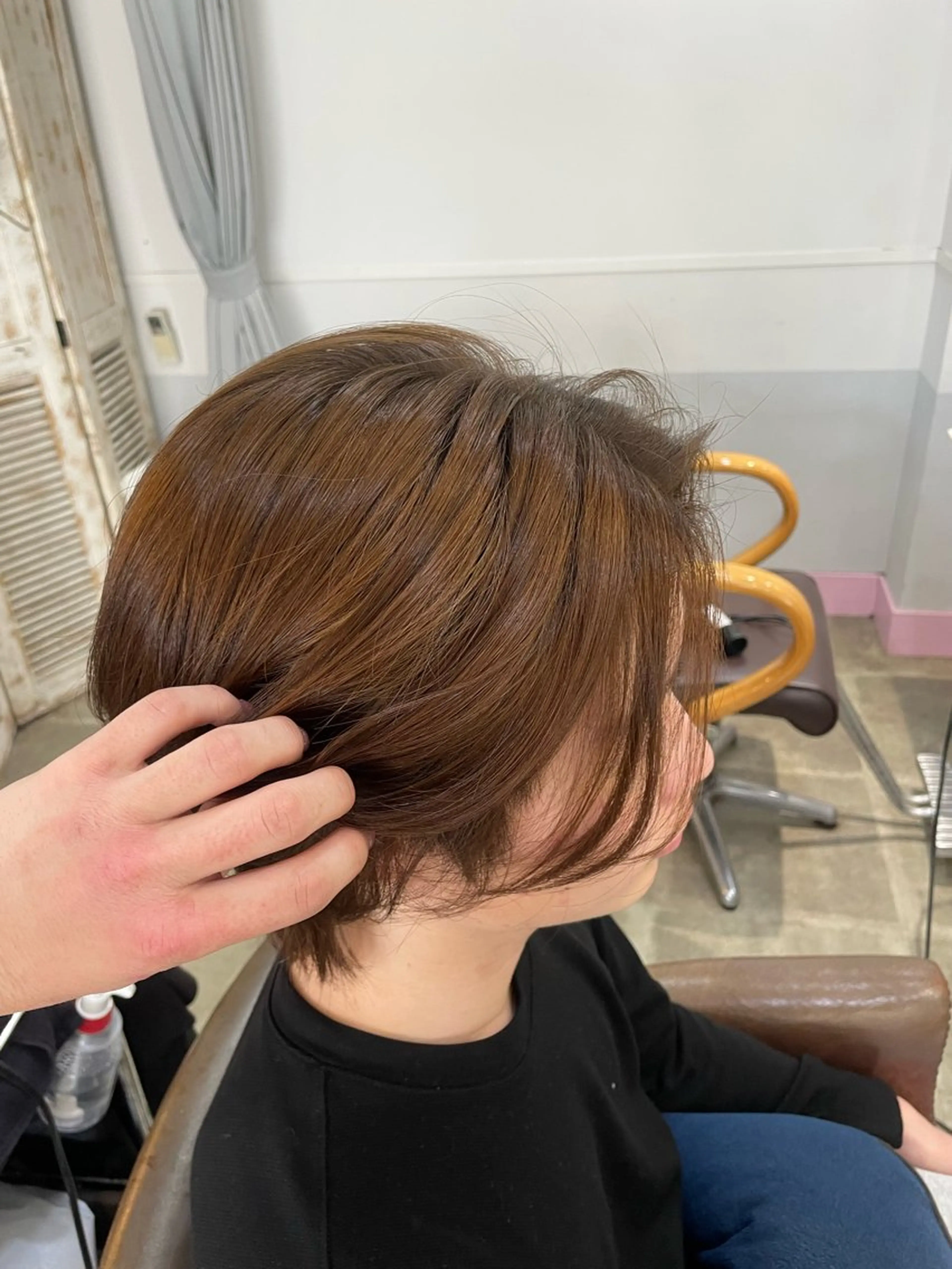 ショート カラー ヘアカラー 艶髪／透明感カラー／ 鈴木 琳太朗のヘアスタイル