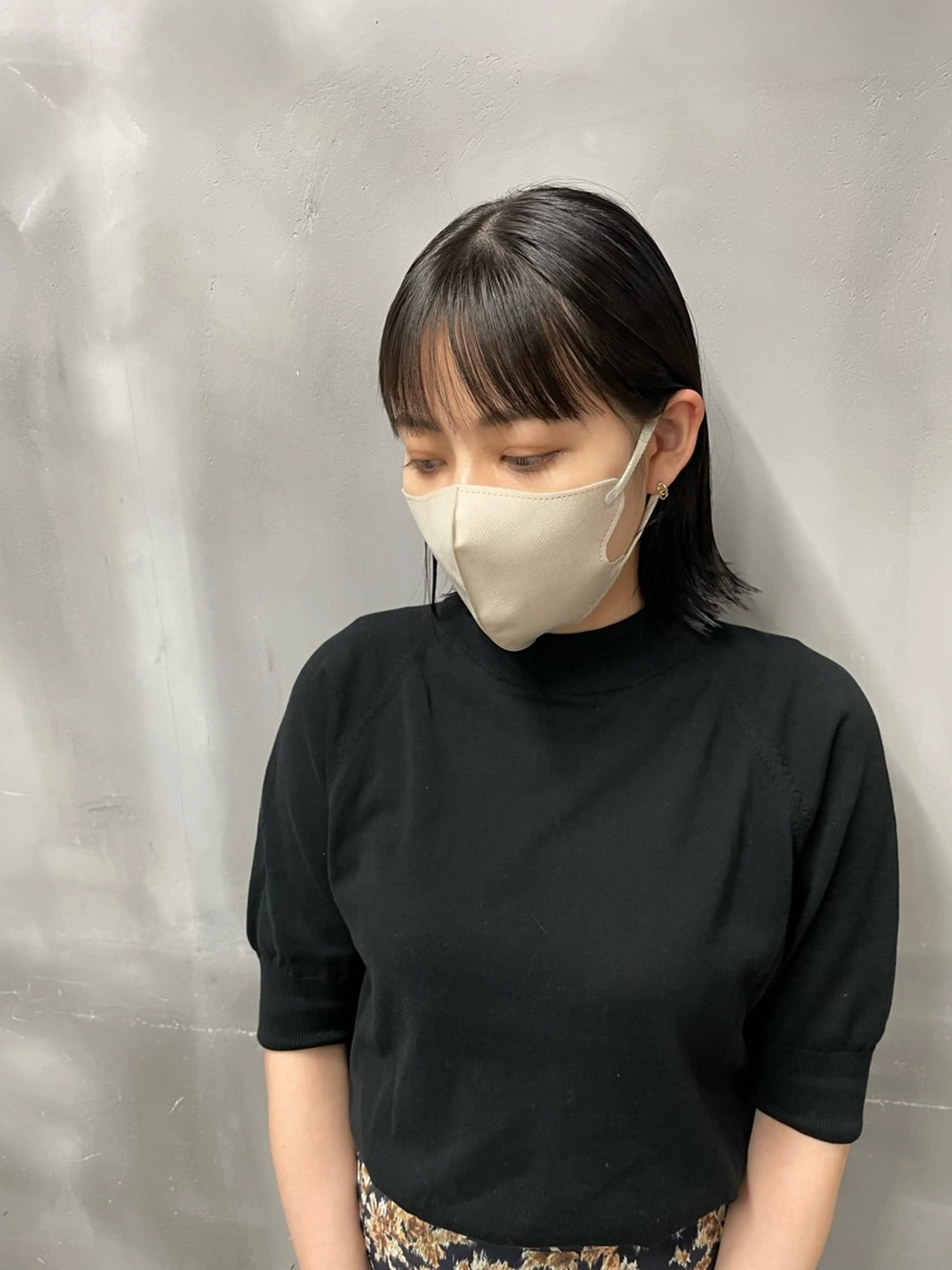 ミディアム カット stylist 小川 直紀のヘアスタイル