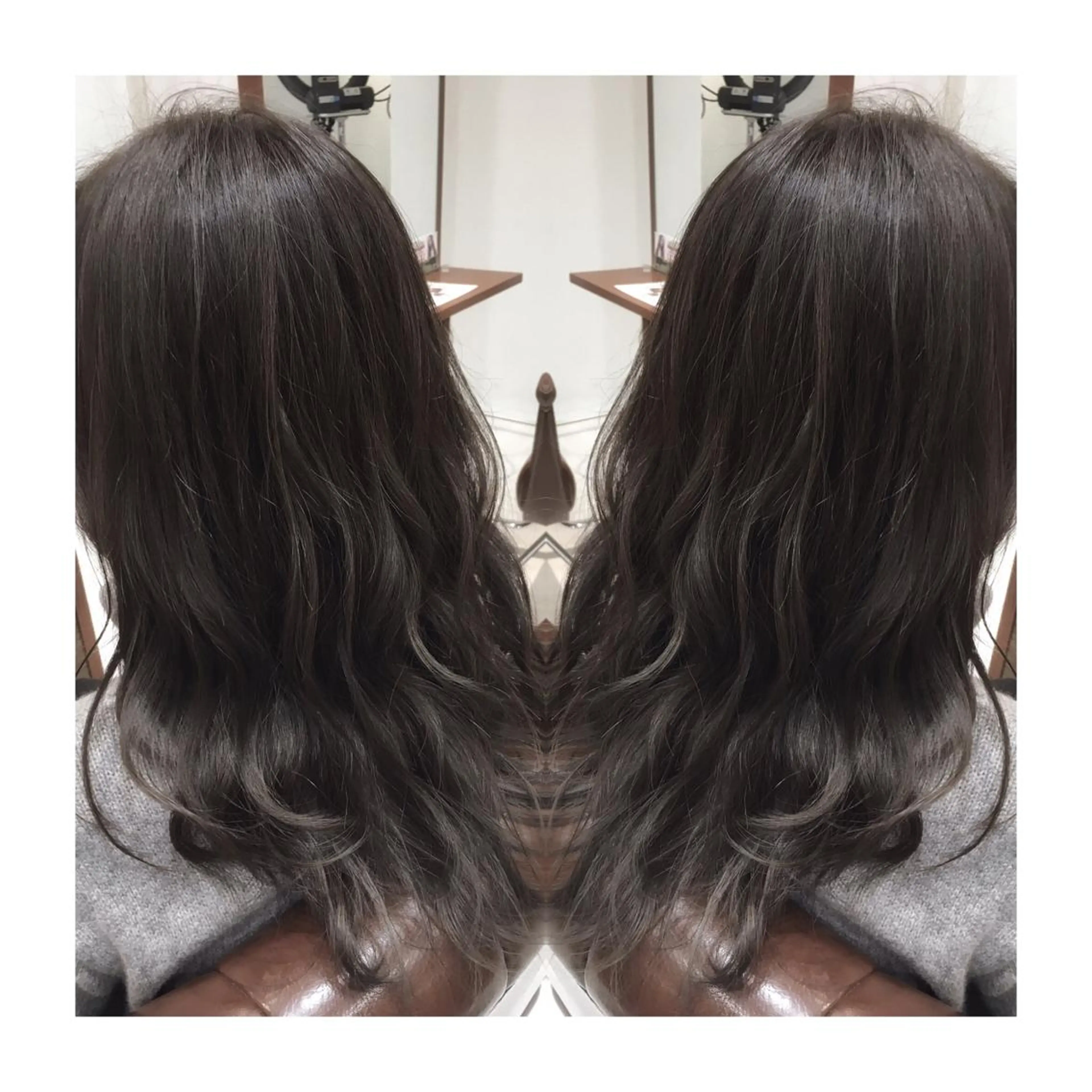 ミディアム セミロング ロング カラー biscohair 髪にドラマを。のヘアスタイル