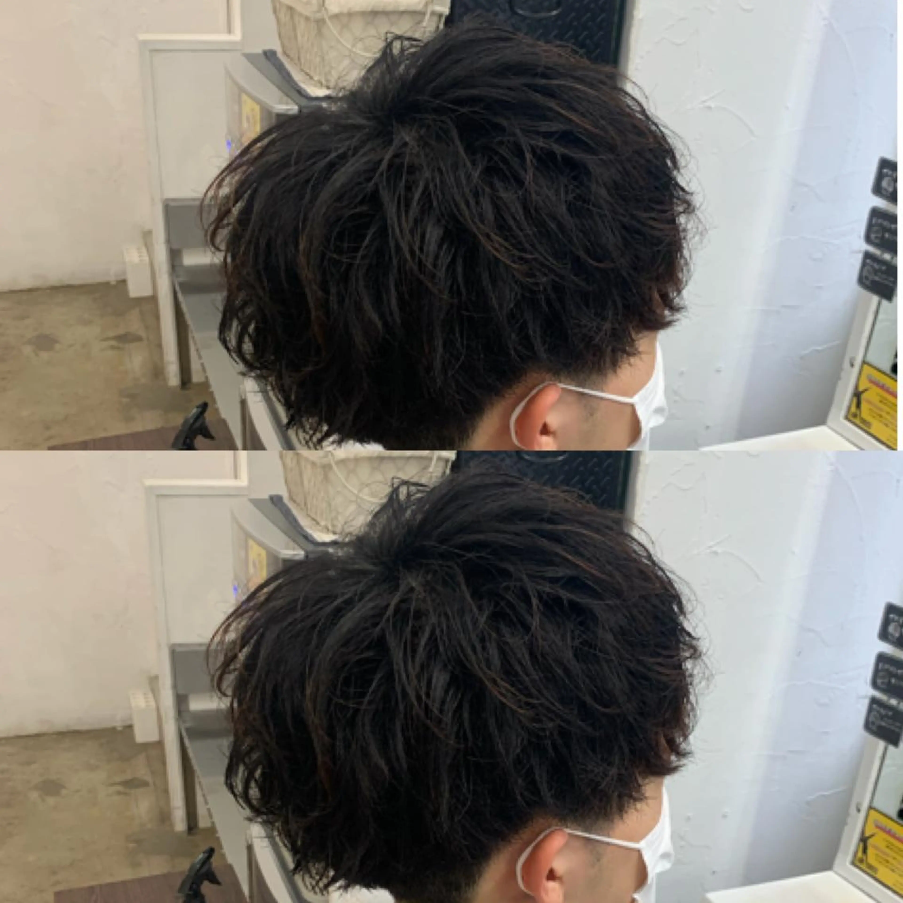 ショート パーマ メンズ メンズパーマ カット メンズ専門店 店長 小柳 裕夢のヘアスタイル