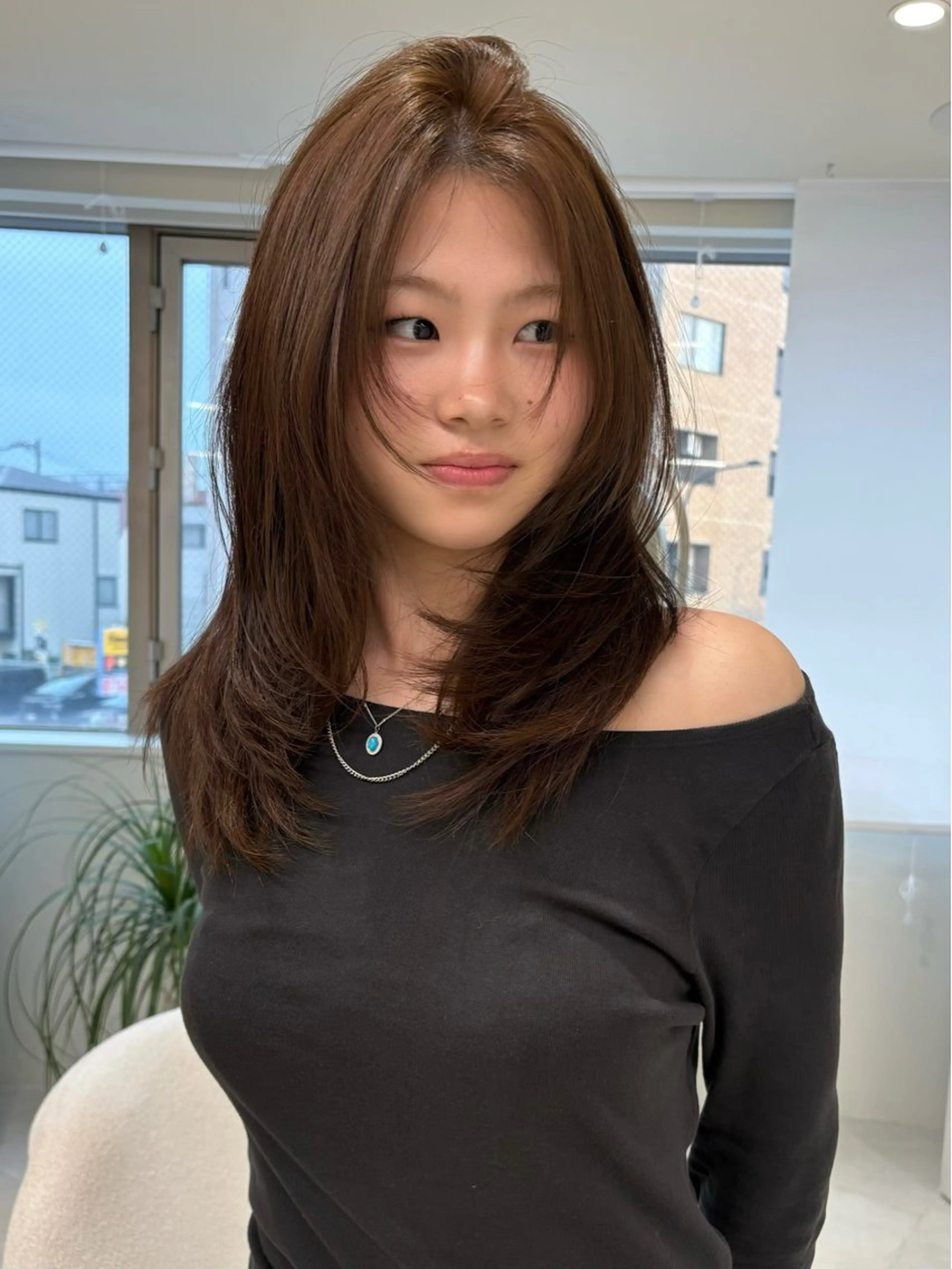 ロング カラー カット 海外レイヤー /NAGISAのヘアスタイル