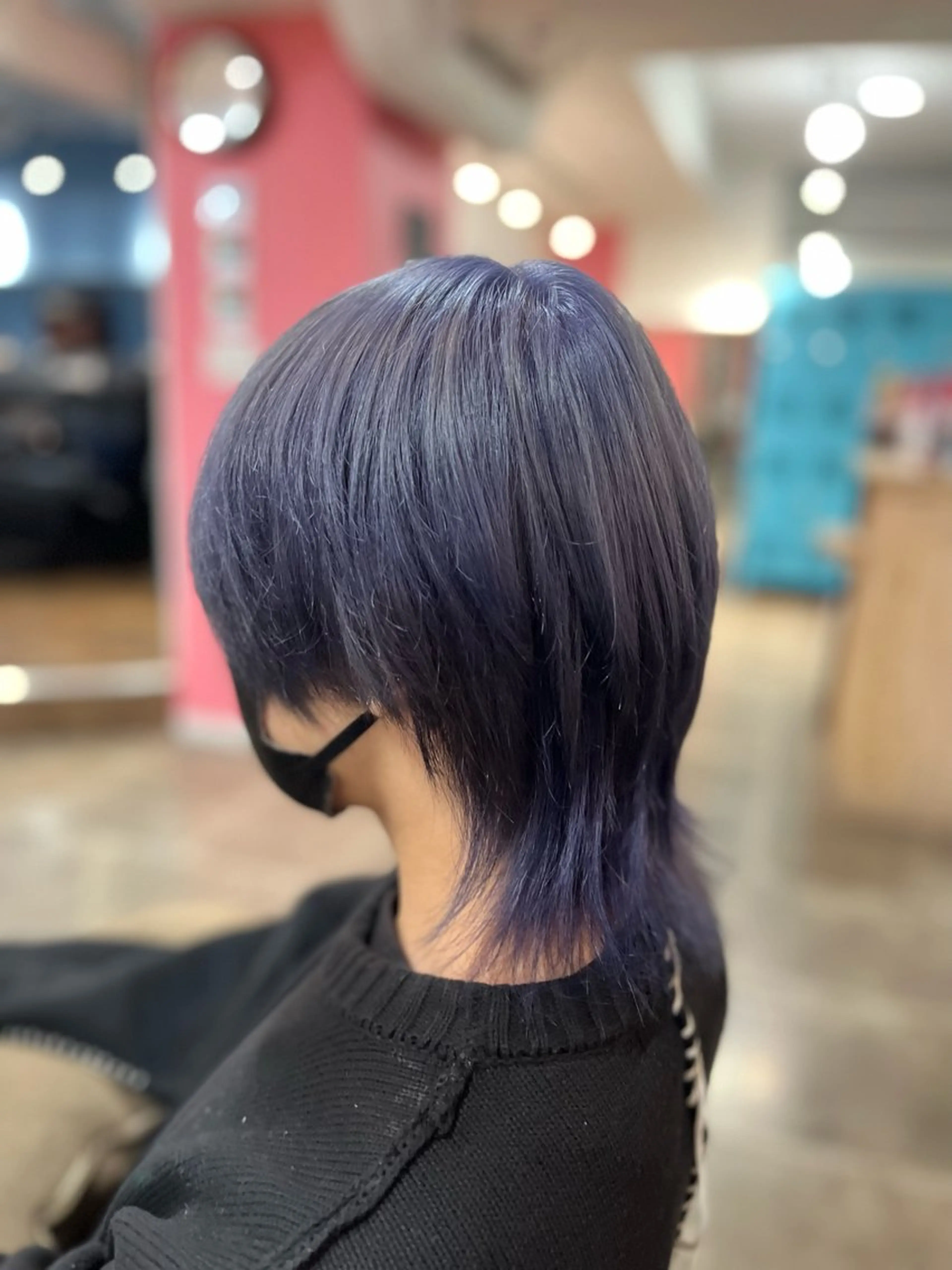 ミディアム ウルフカット エリアNo.1カラー ⭐️hikaru⭐️のヘアスタイル