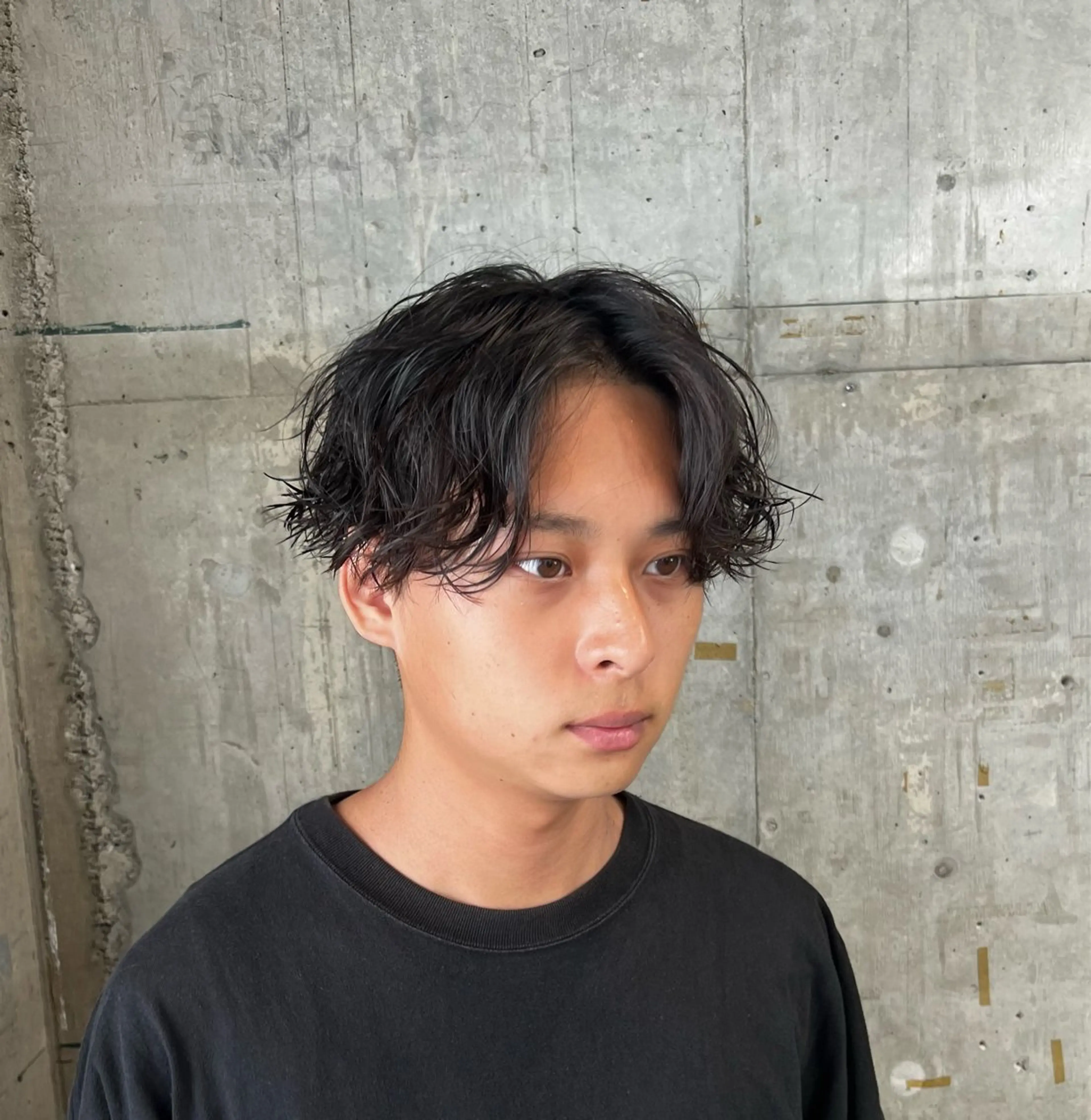 ショート パーマ メンズ メンズパーマ カット パーマ トリートメント メンズパーマ /SUNAOのヘアスタイル