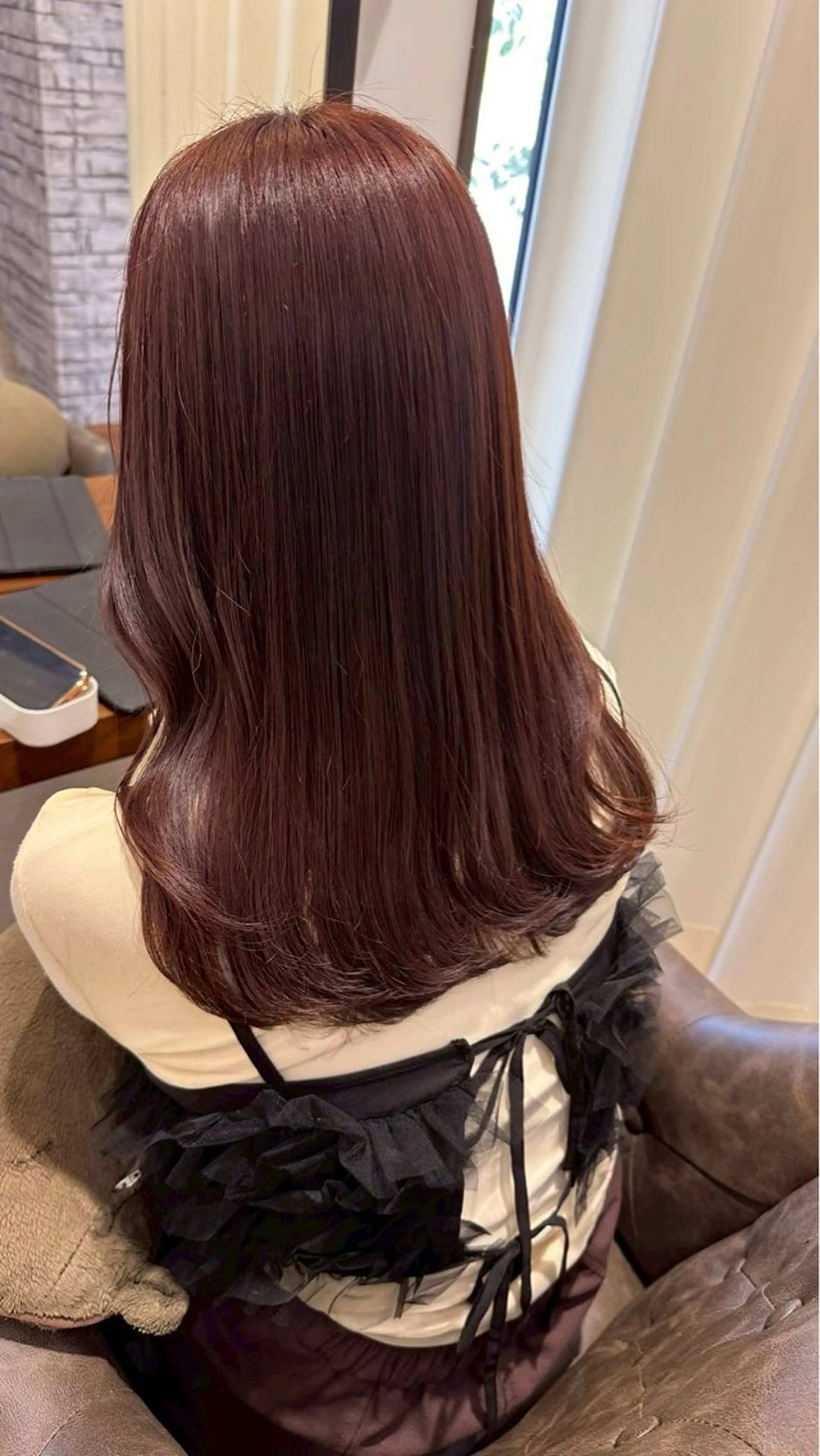 セミロング カット ヘアカラー 🫧鈴木 遥夏🫧のヘアスタイル