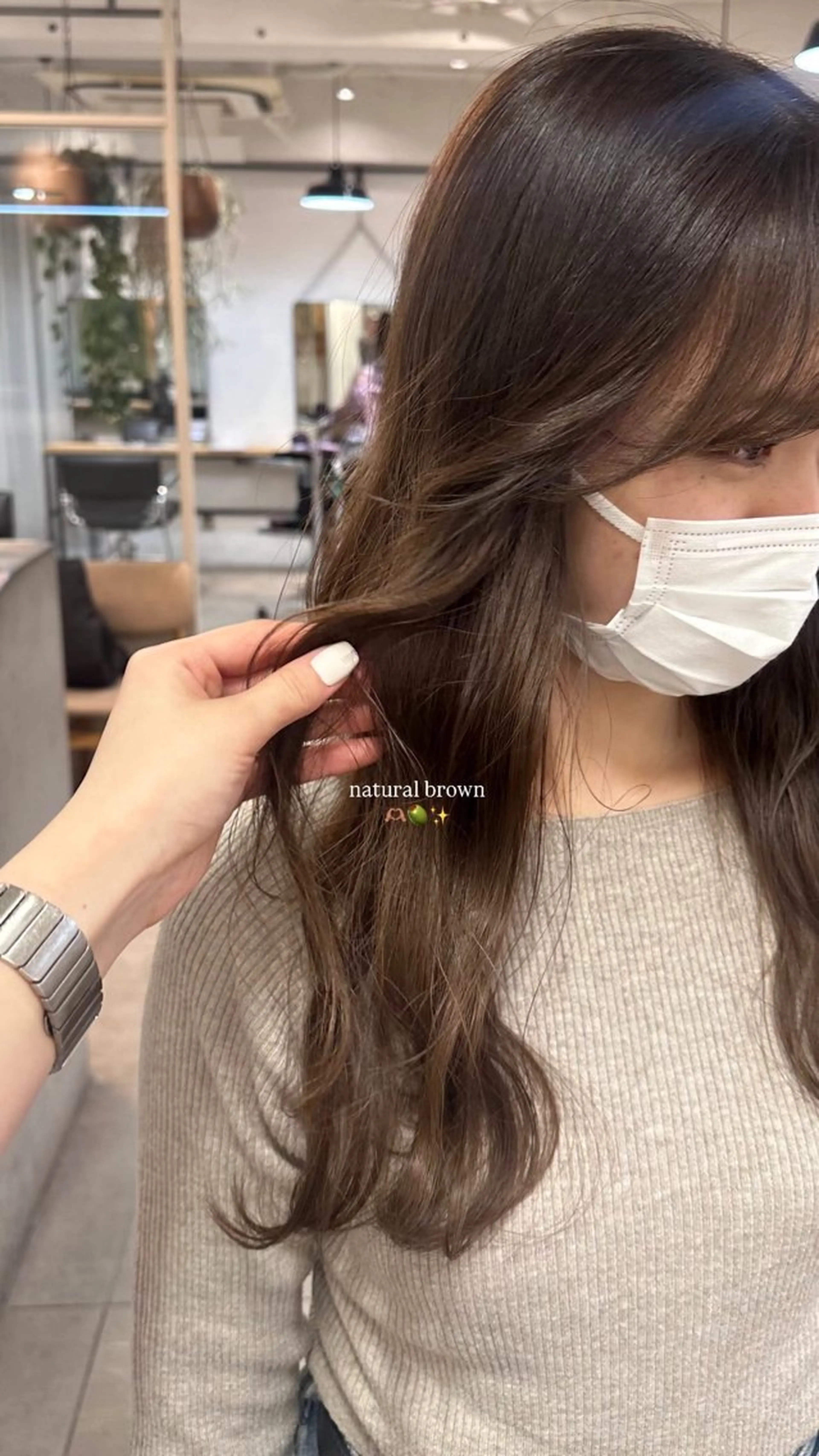 ロング カラー カット ヘアカラー トリートメント naturalカラー / Rukaのヘアスタイル