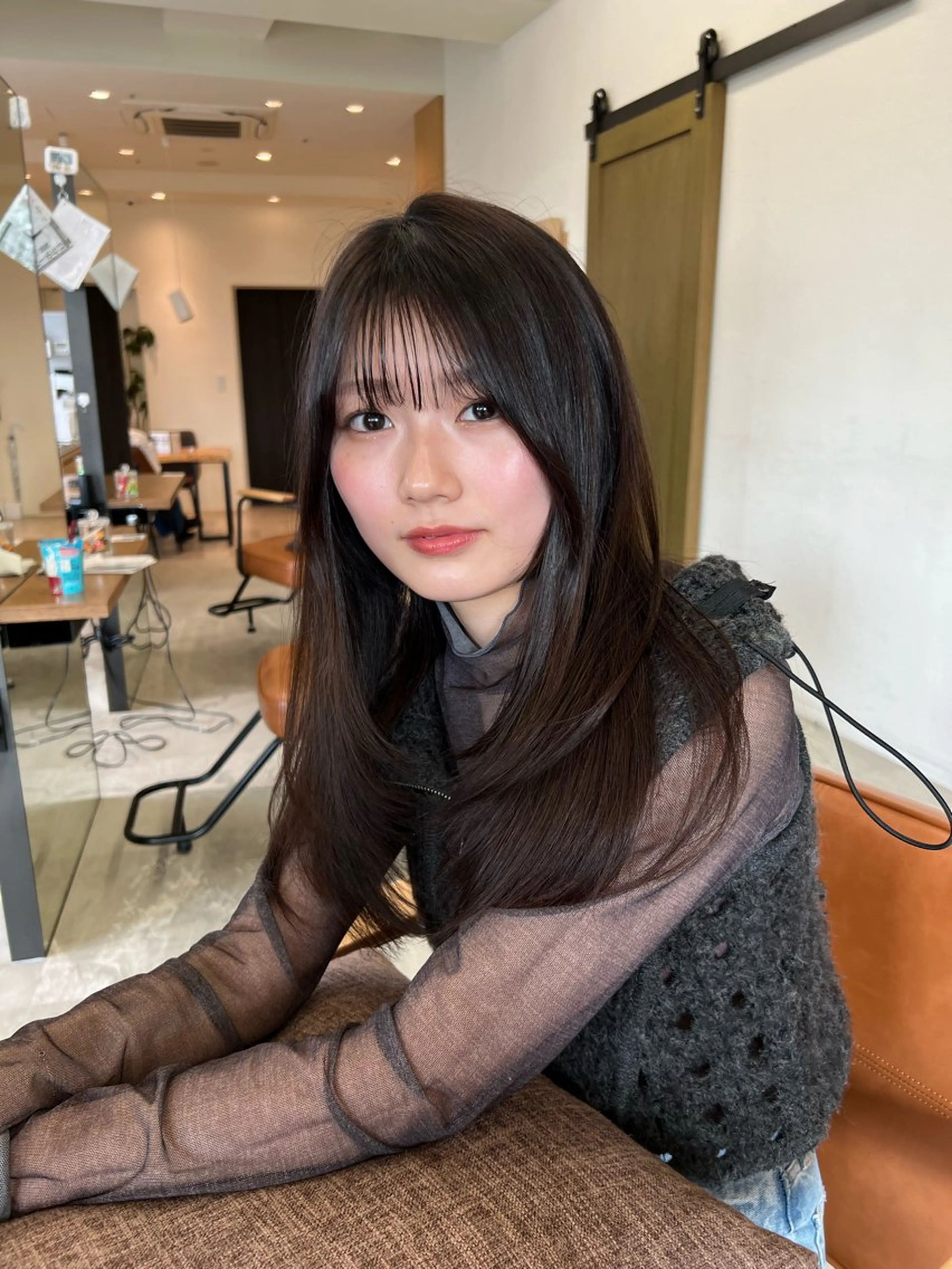 ロング カラー fitするカット♡/ 多幸感/ふうか◠‿◠のヘアスタイル