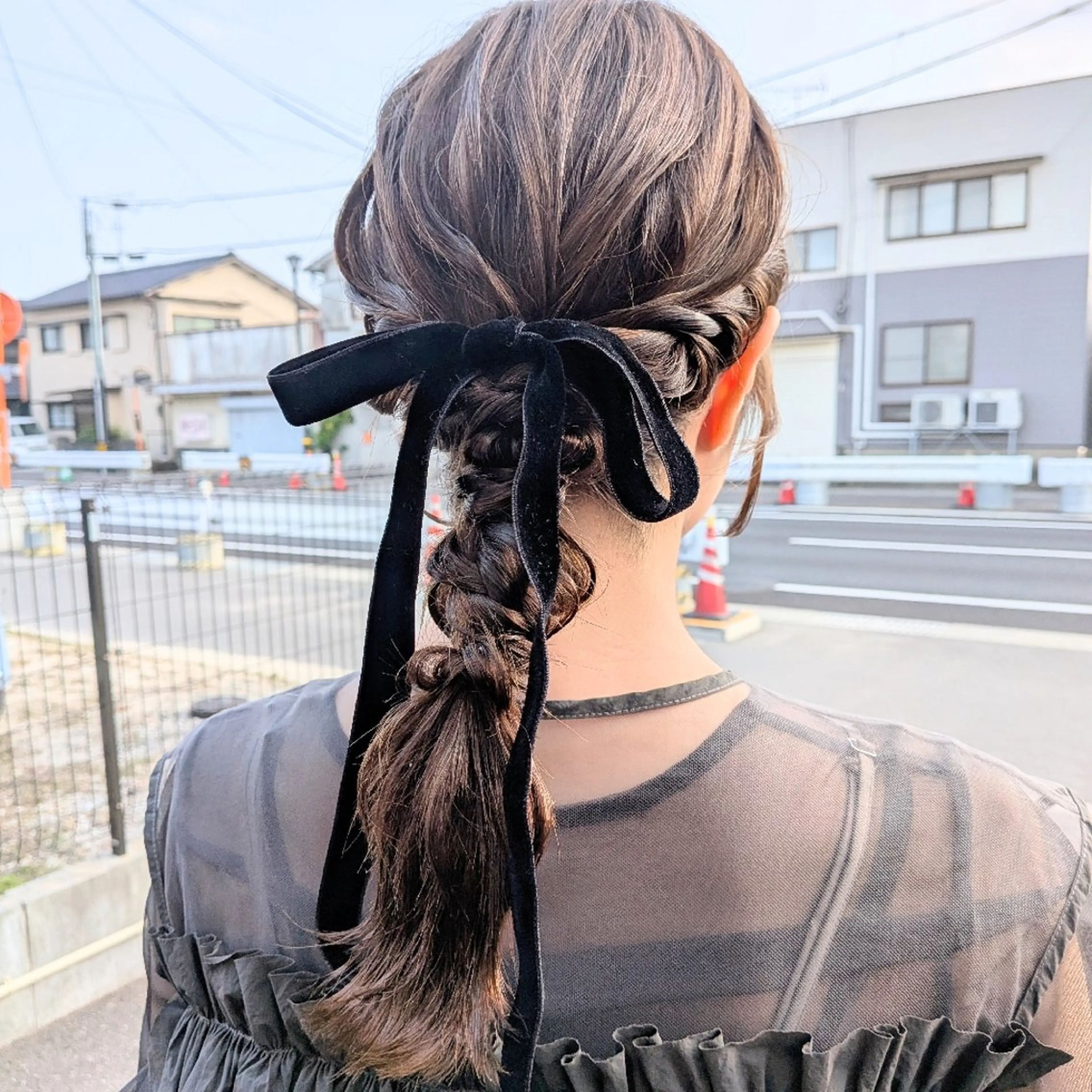 ロング ヘアアレンジ ヘアセット 小林 梨香のヘアスタイル