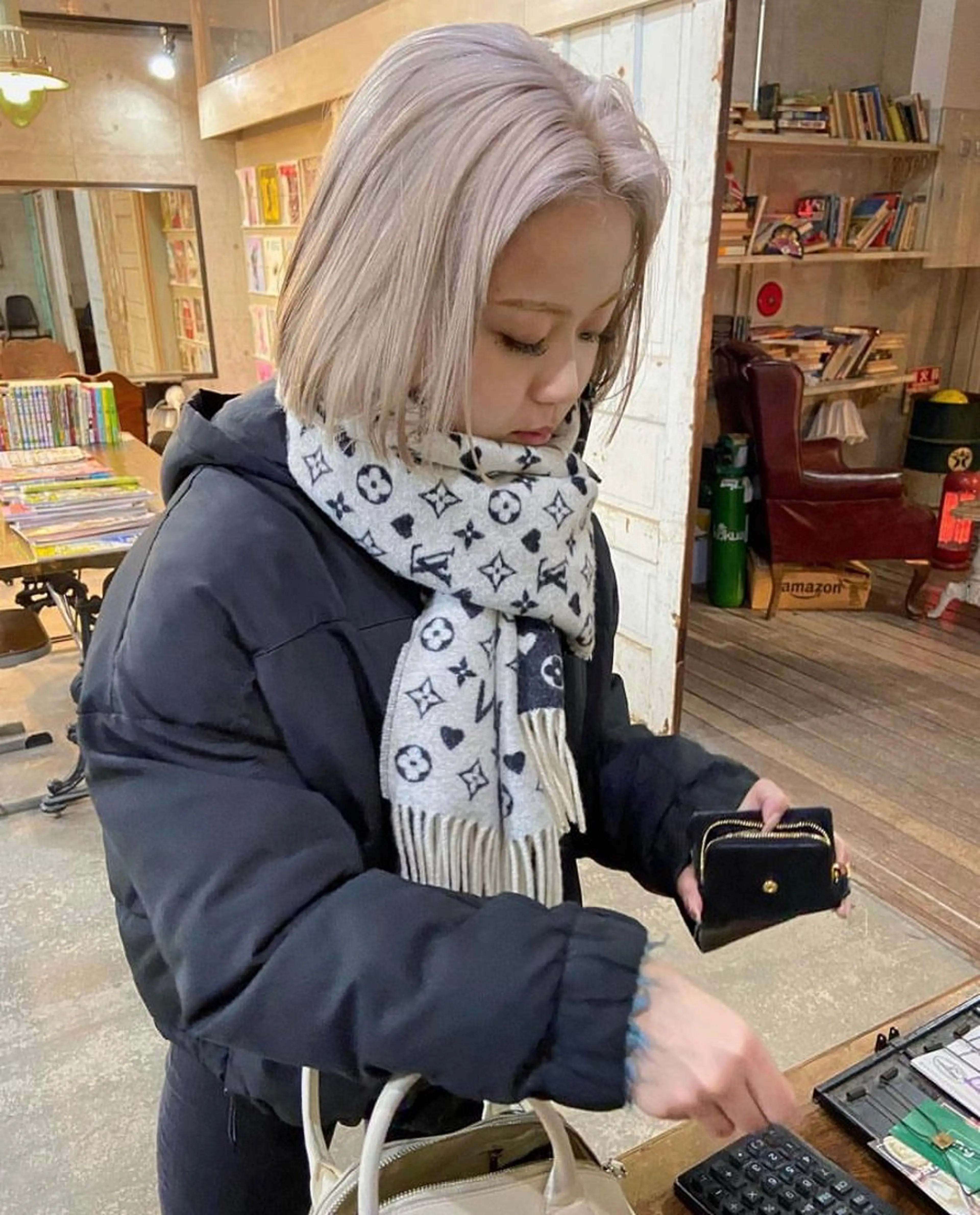 ショート カラー ヘアアレンジ キッズ デザインパーマ メンズカット 郁美のヘアスタイル