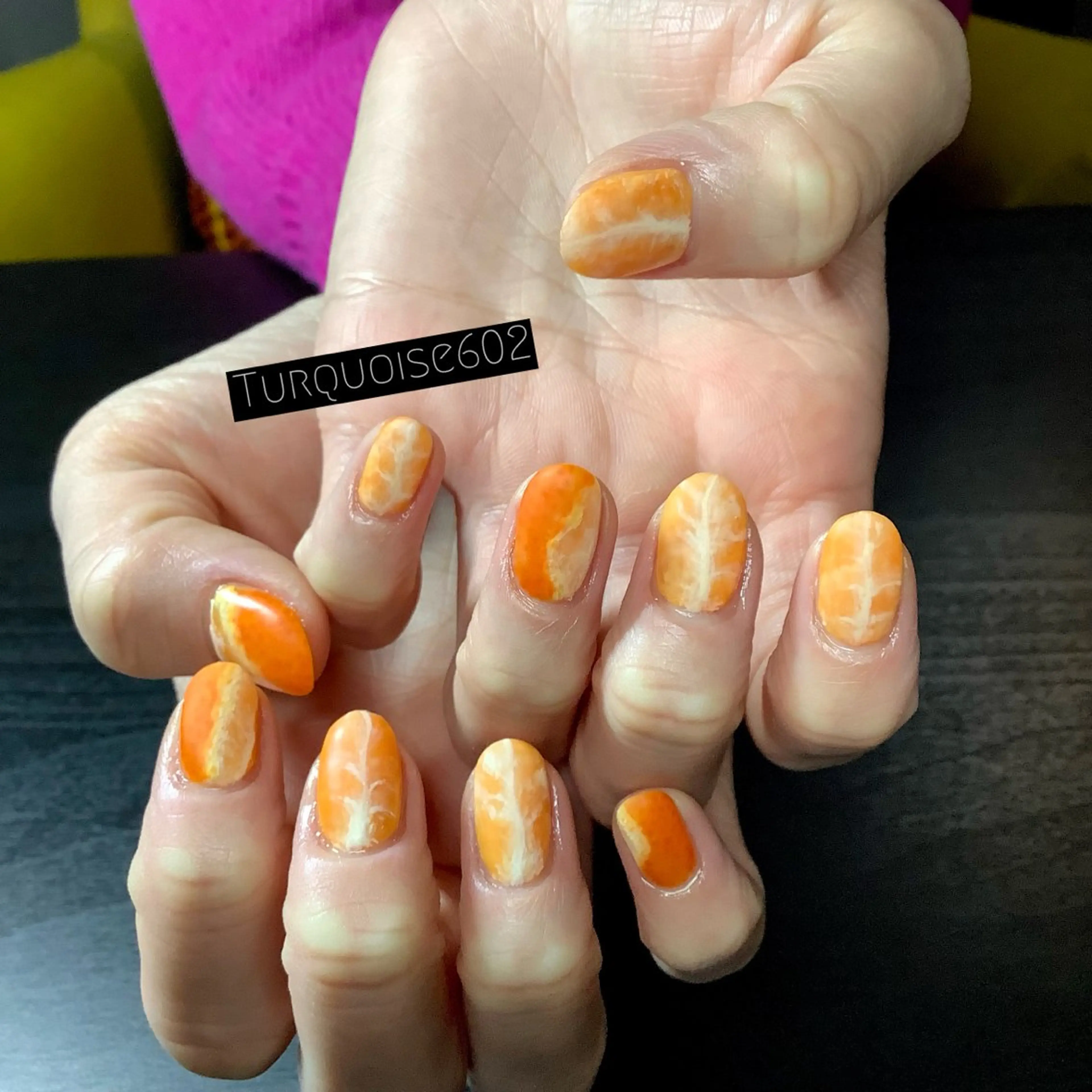 ネイル ハンドネイル 個性派ネイルサロン 💅🏼ターコイズのネイルデザイン