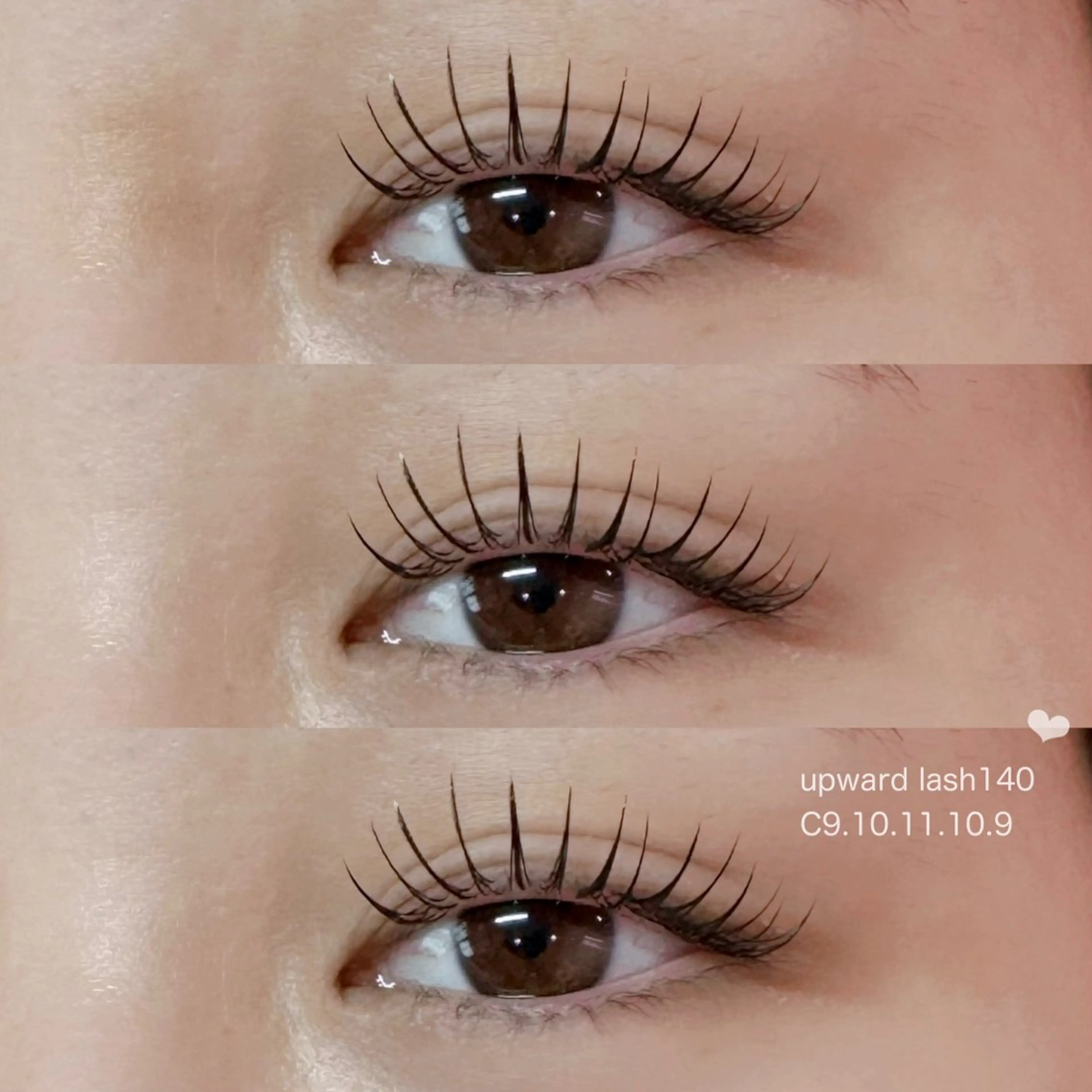 マツエク・マツパ アップワードラッシュ マツエク 天王寺eye ♡eyebrowのマツエク・マツパデザイン