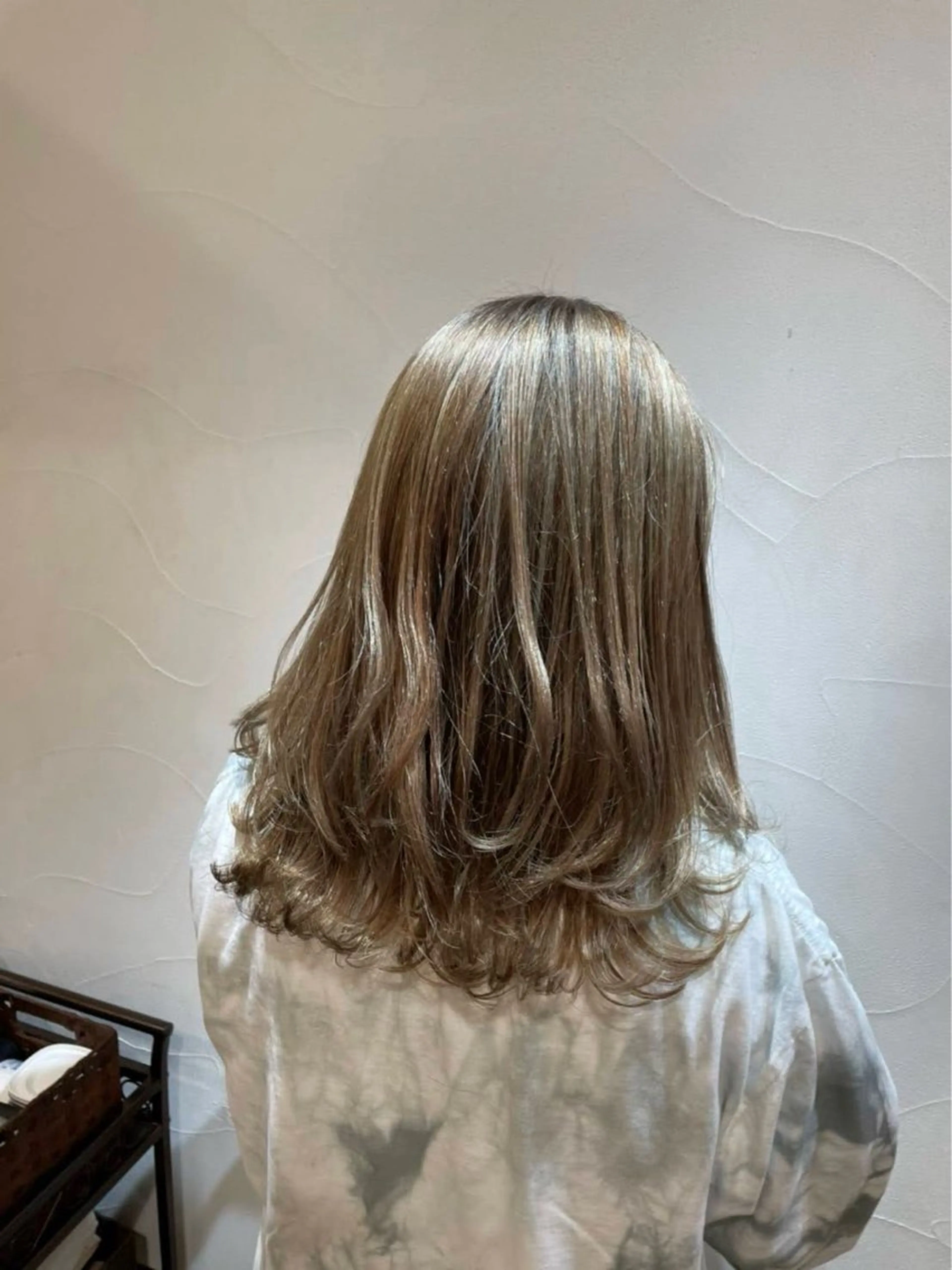 セミロング カラー パーマ カット ヘアカラー パーマ トリートメント 女性専用hair salon　A'im coexistence所属・女性専用 美容室A'imのヘアスタイル