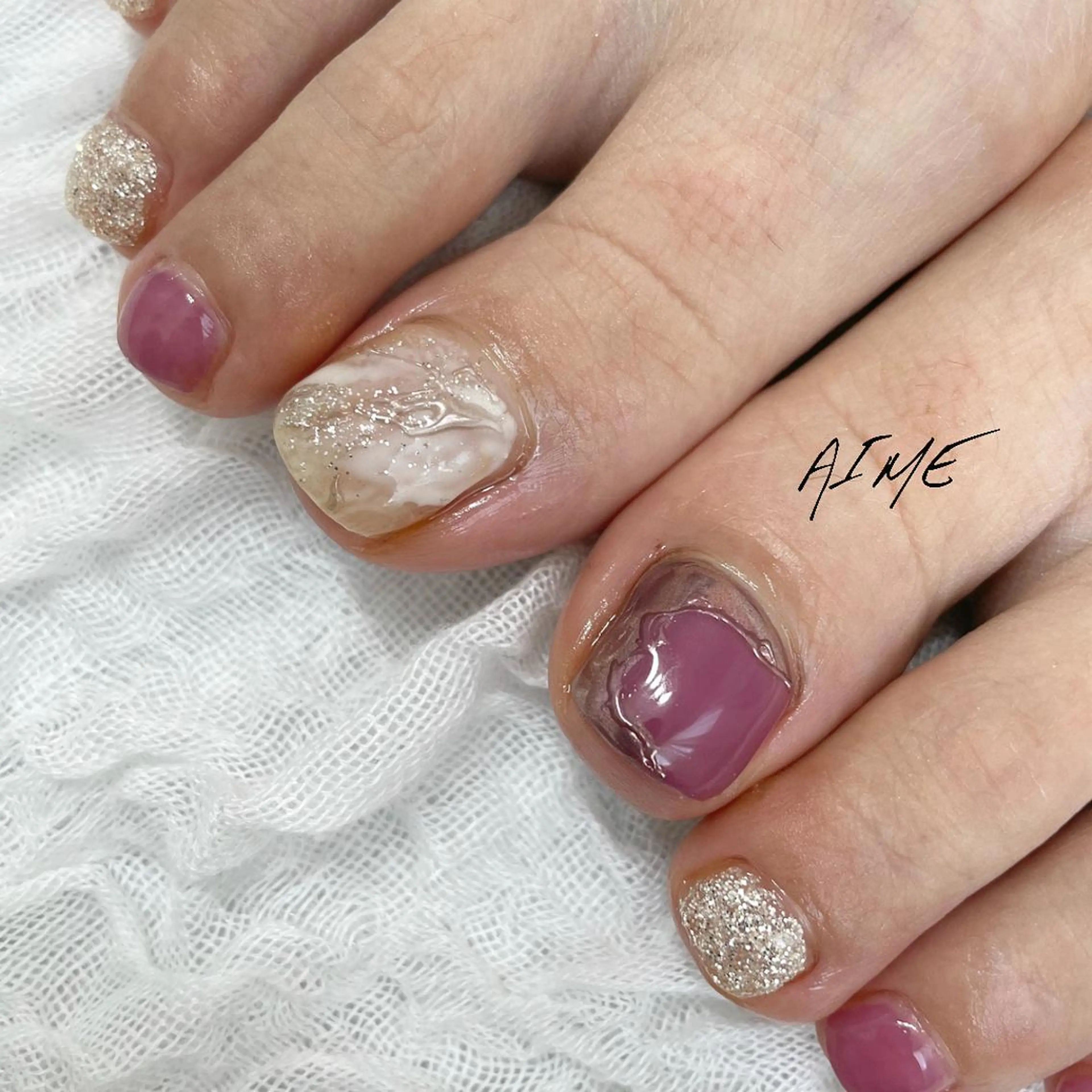 ネイル フットネイル AIME （momo）のネイルデザイン