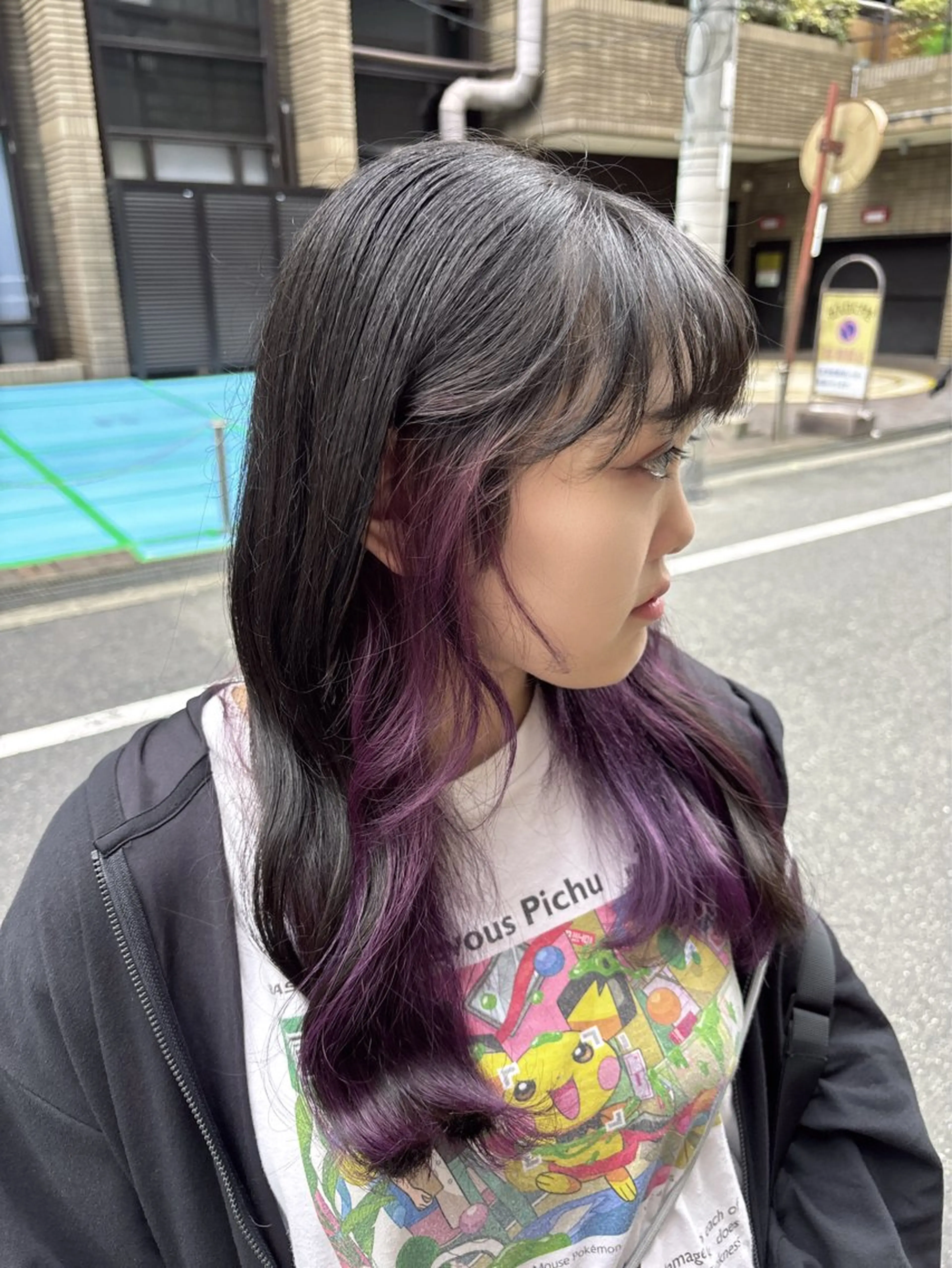 ロング シオン/艶髪カラー/ 韓国ヘアのヘアスタイル