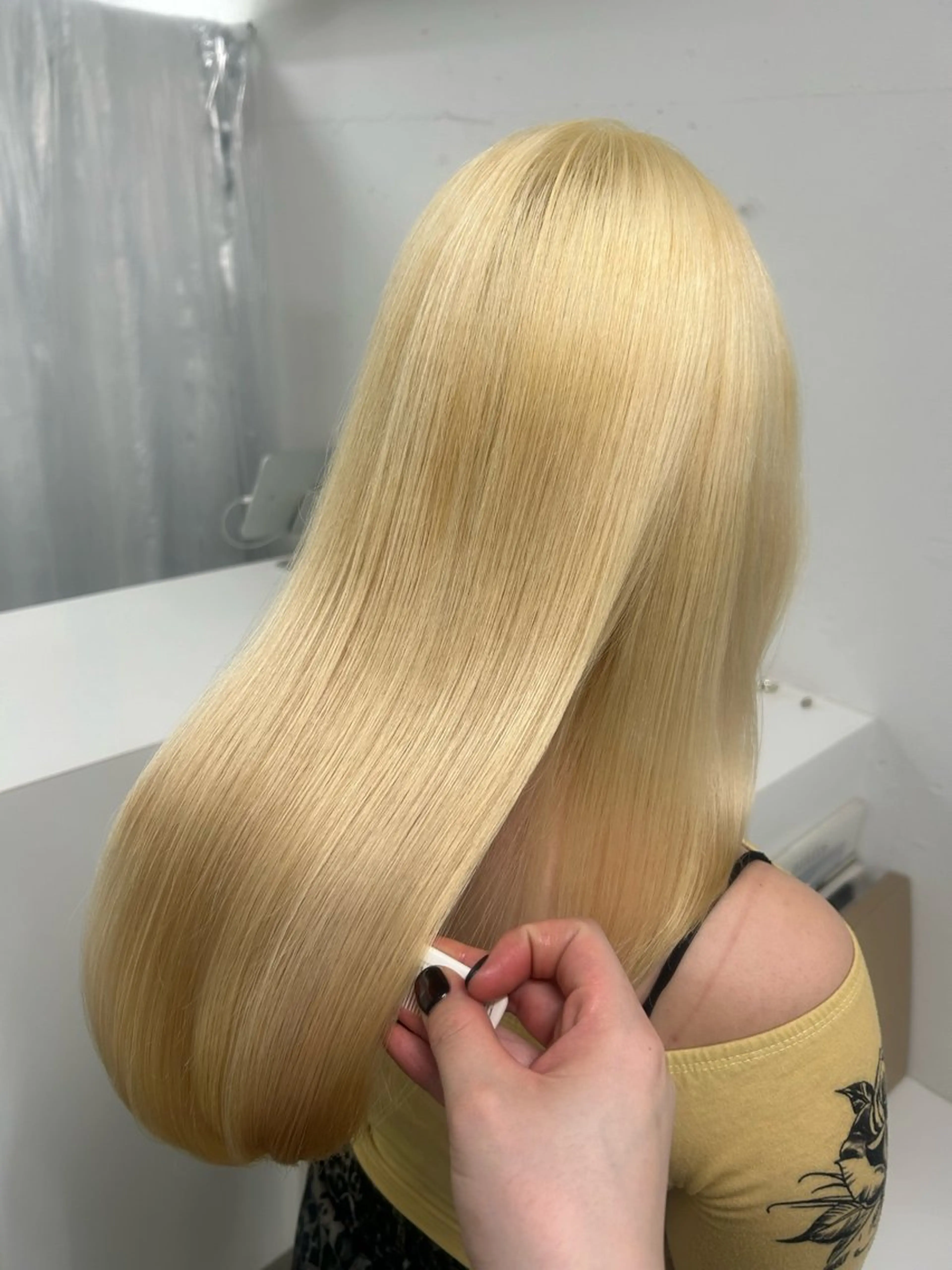 ロング カラー ブリーチ ハイトーンカラー 北浦 雅のヘアスタイル