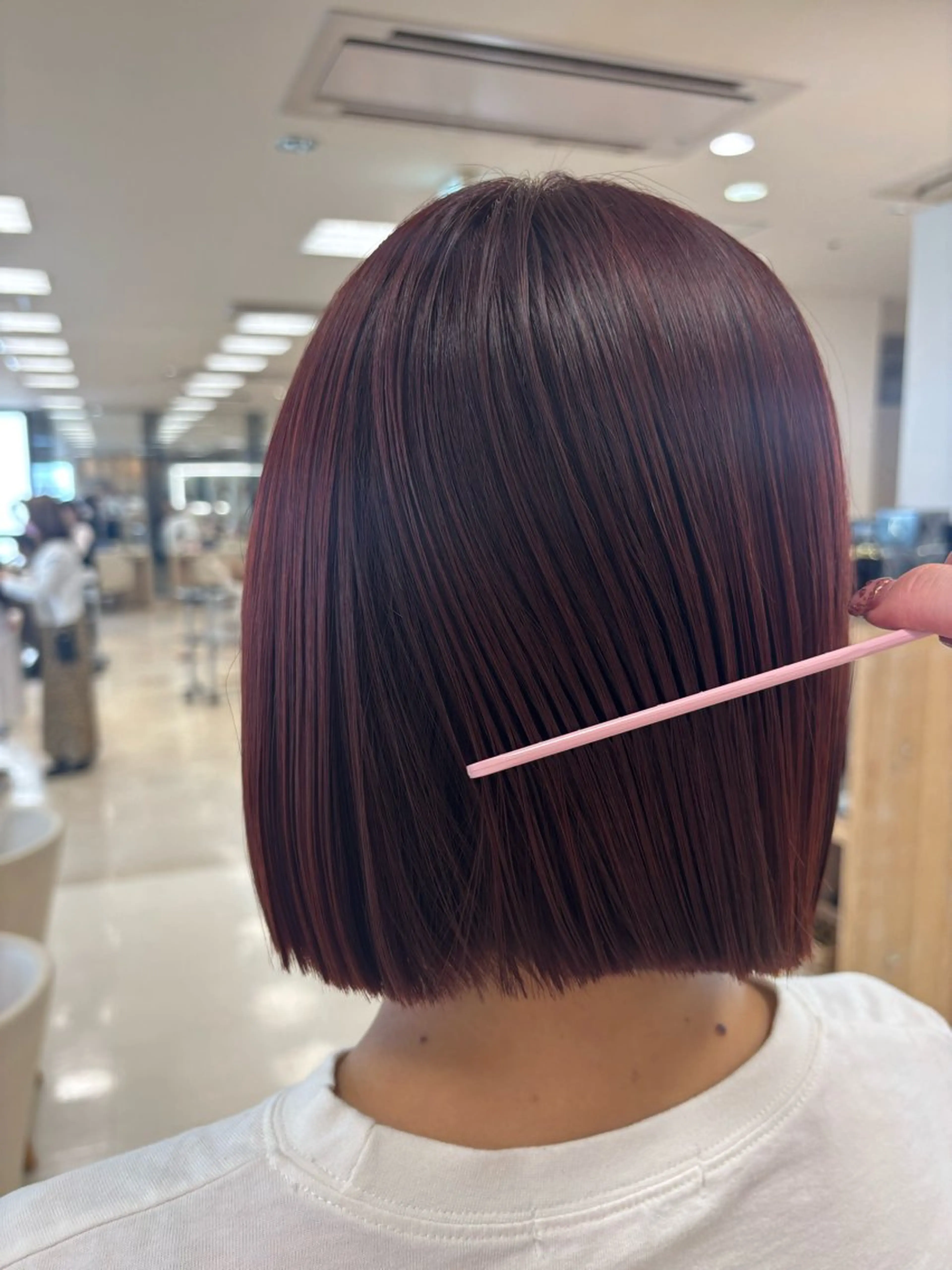 【4月ご新規様限定🌸】ブリーチなしワンカラー➕ツヤツヤ水トリートメント💧✨️の写真