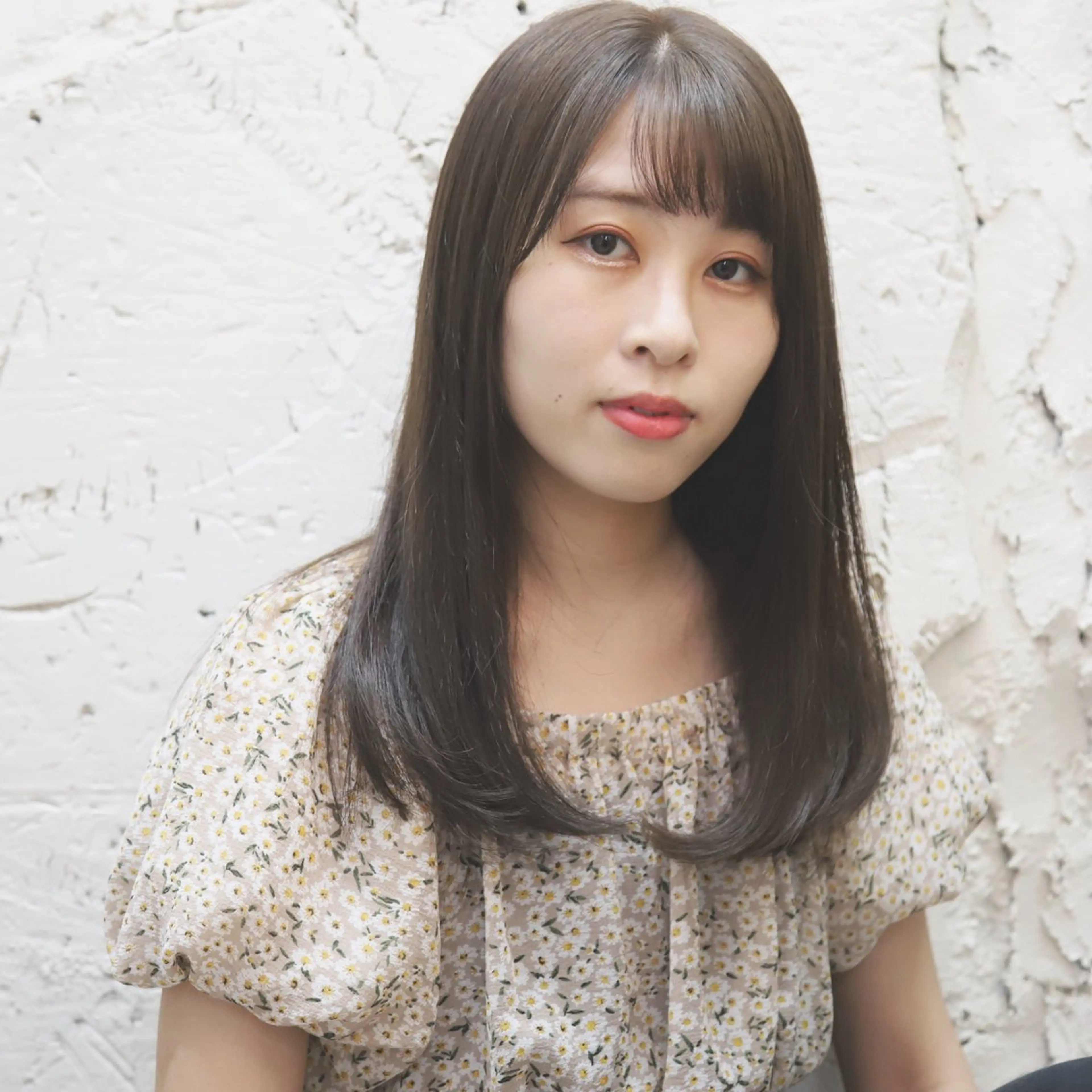 セミロング 中山 泰徳のヘアスタイル