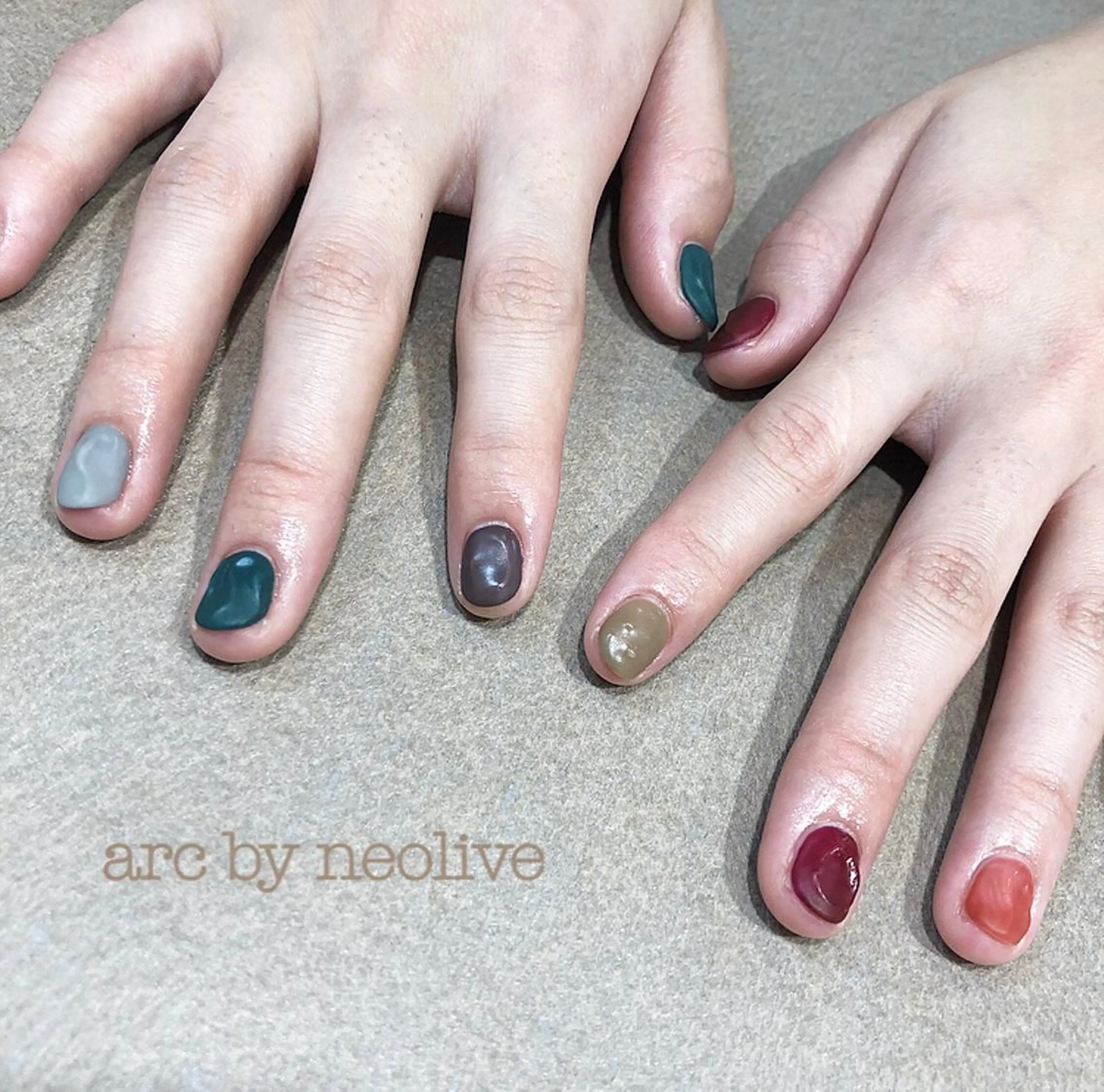 ネイル マットネイル rina eye&nailのマツエク・マツパデザイン