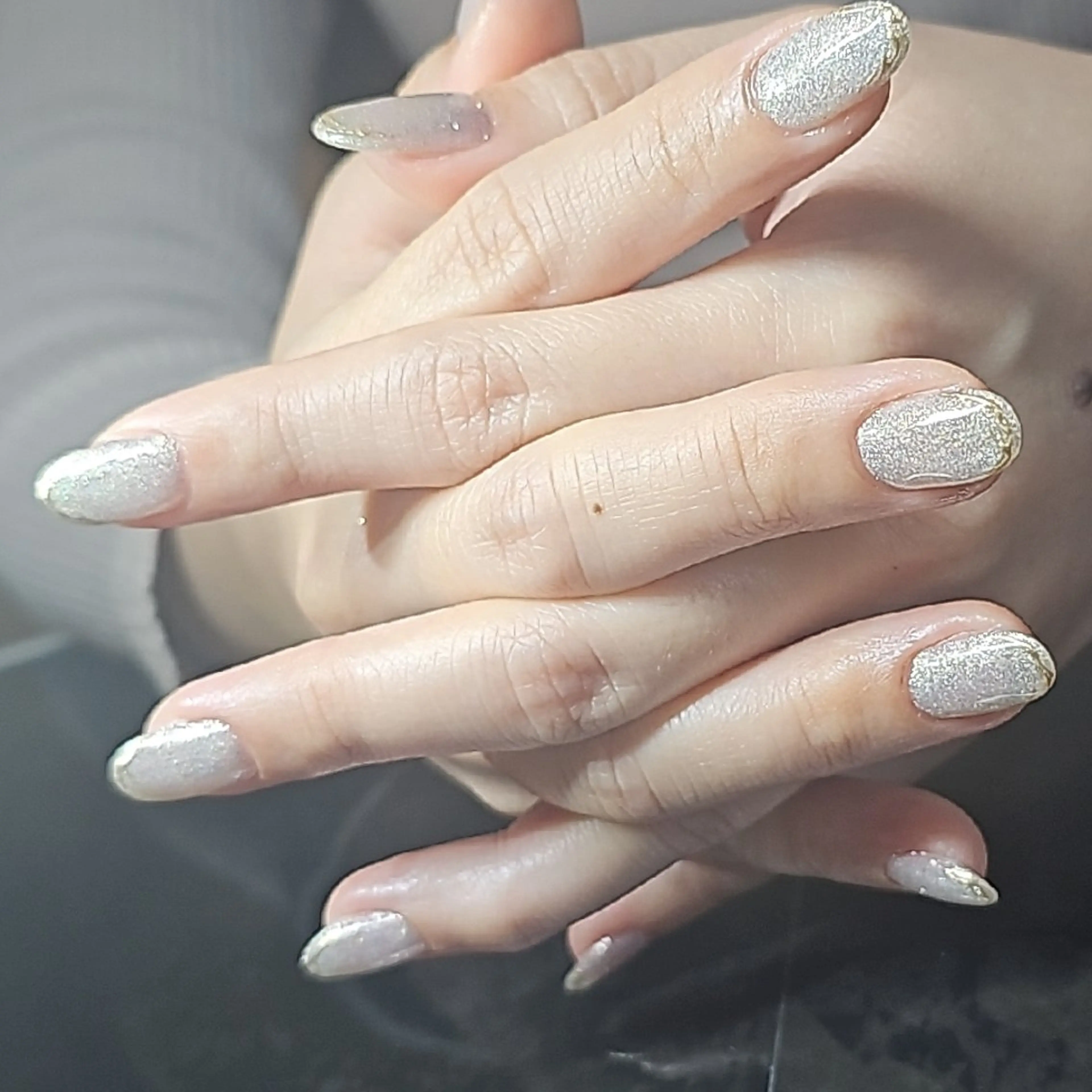 ネイル フラッシュネイル マグネットネイル salon de  Princessのネイルデザイン