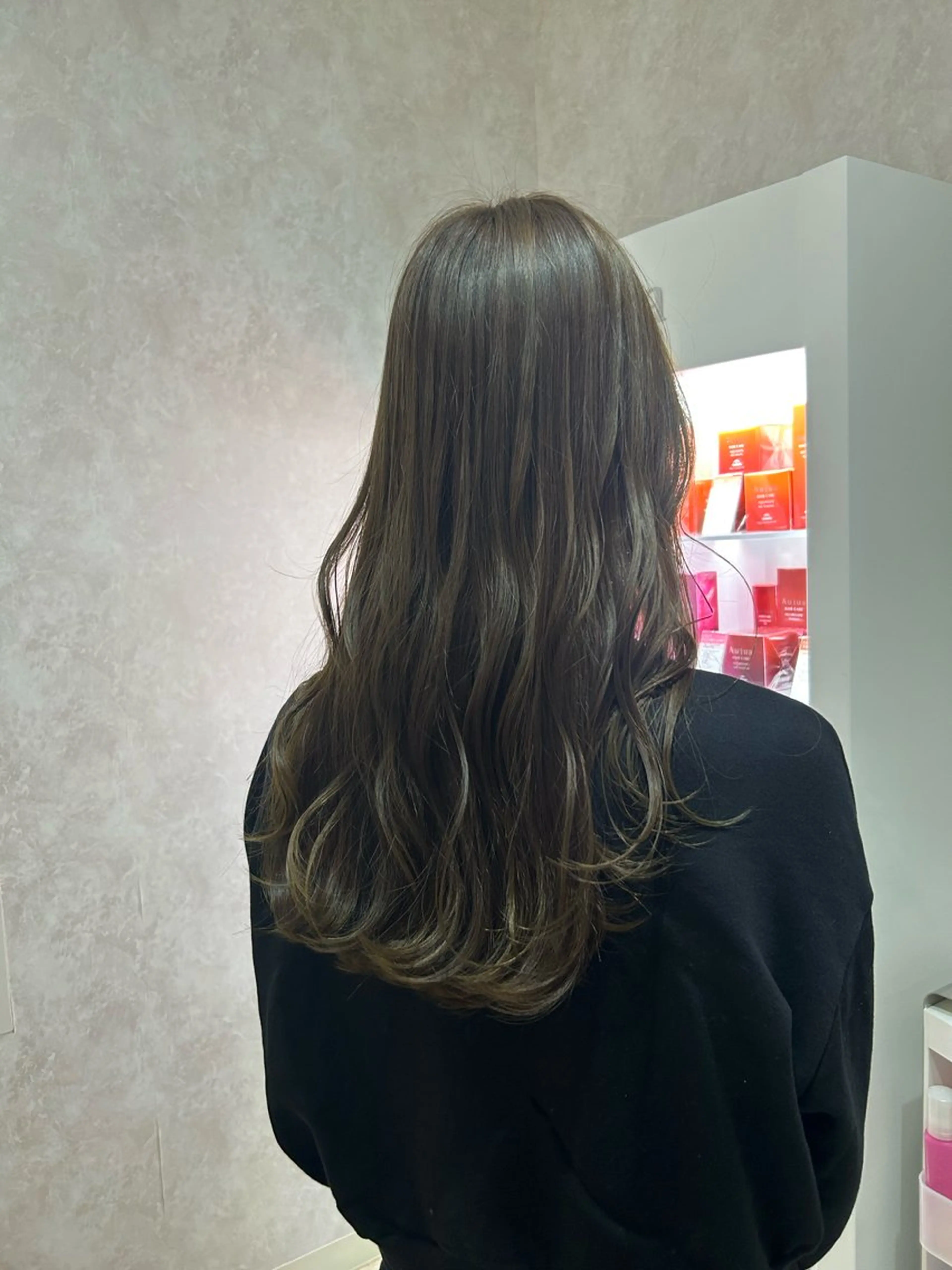 セミロング カラー ヘアカラー トリートメント ヘアセット 💙まこと💙艶 カラー(Rico)のヘアスタイル