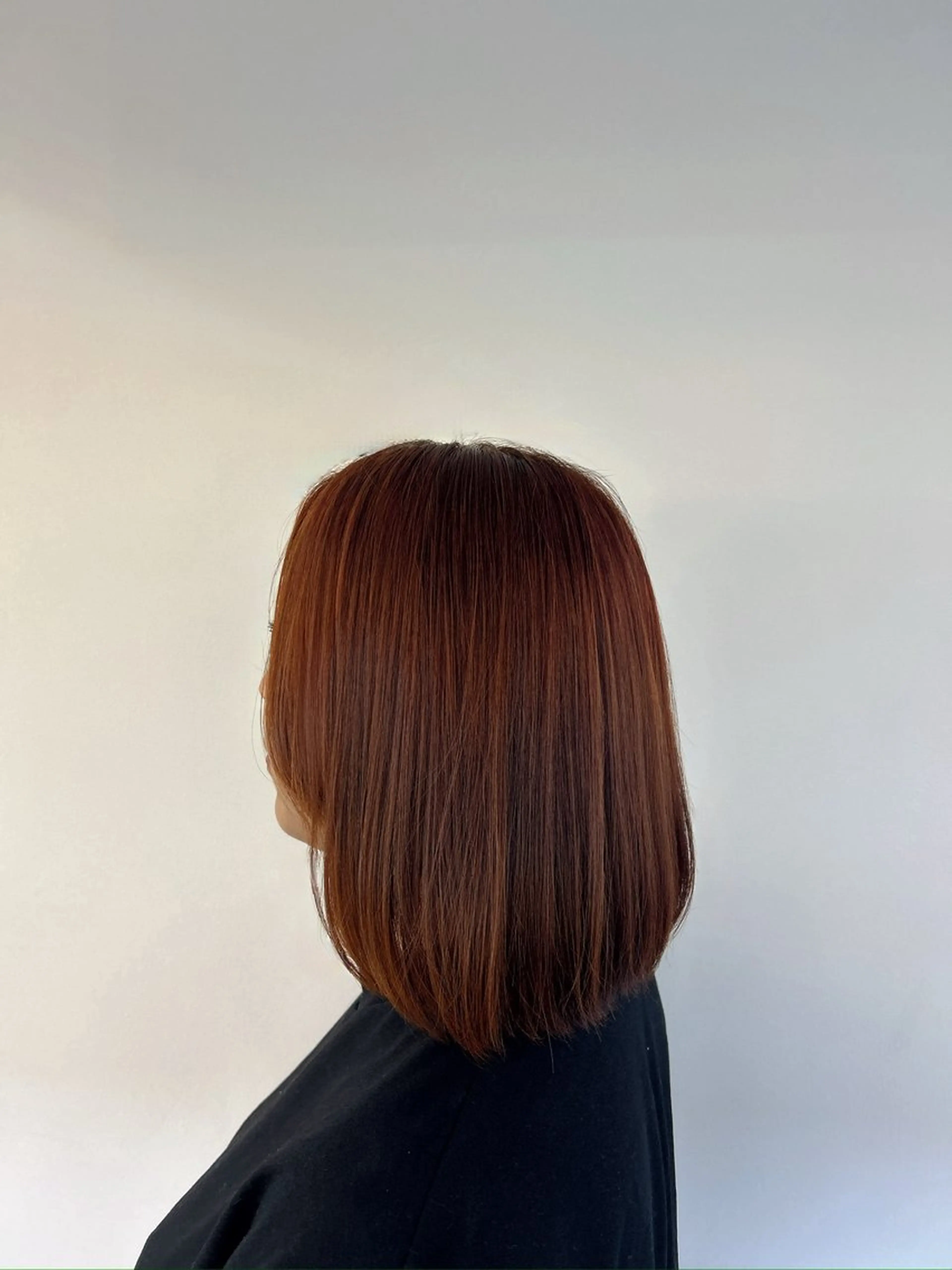 ミディアム ヘアカラー 松井 詩織のヘアスタイル
