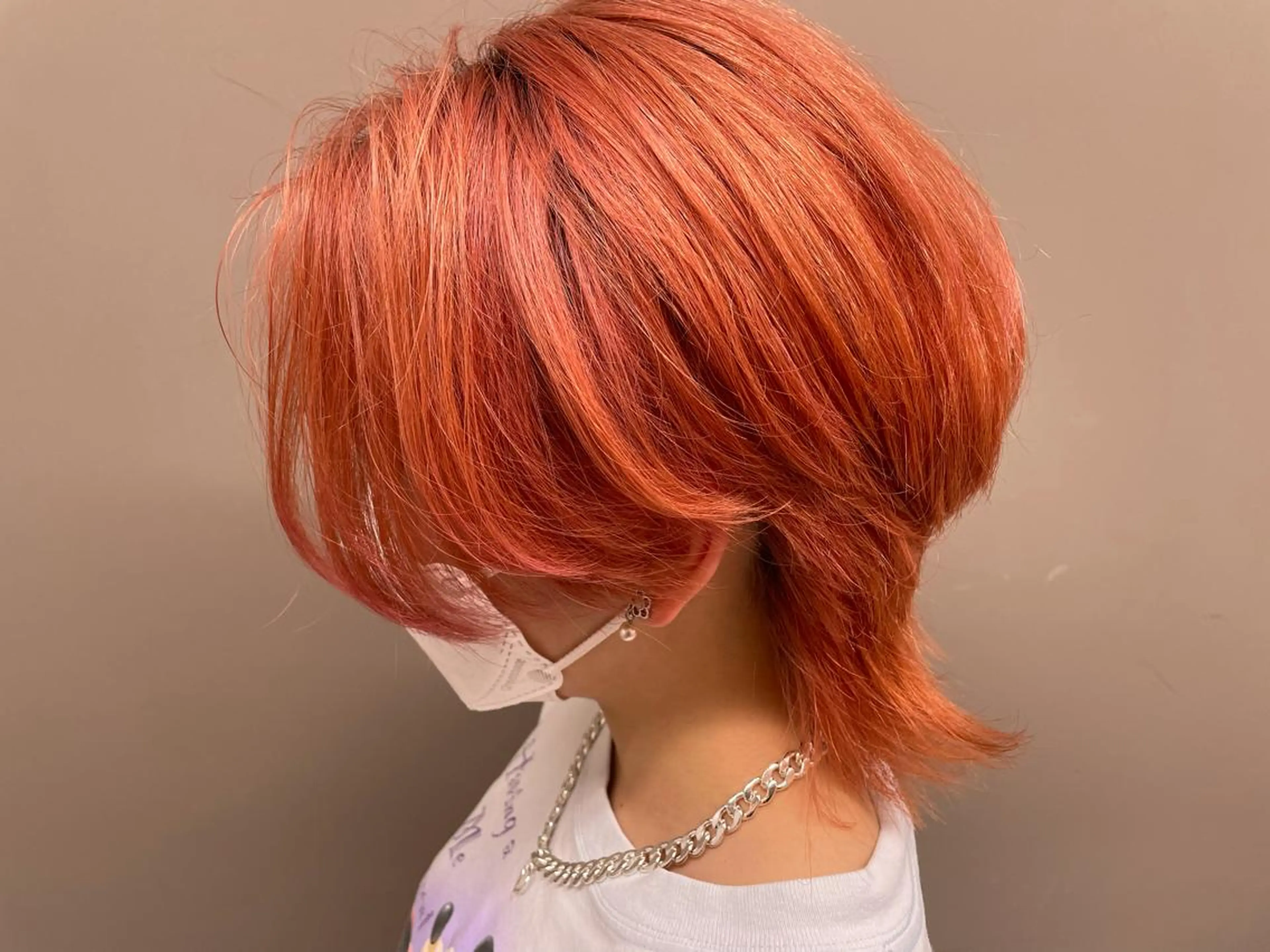 ミディアム カラー ヘアアレンジ ピンク・ベージュ🩰 カラー🫧とらのヘアスタイル