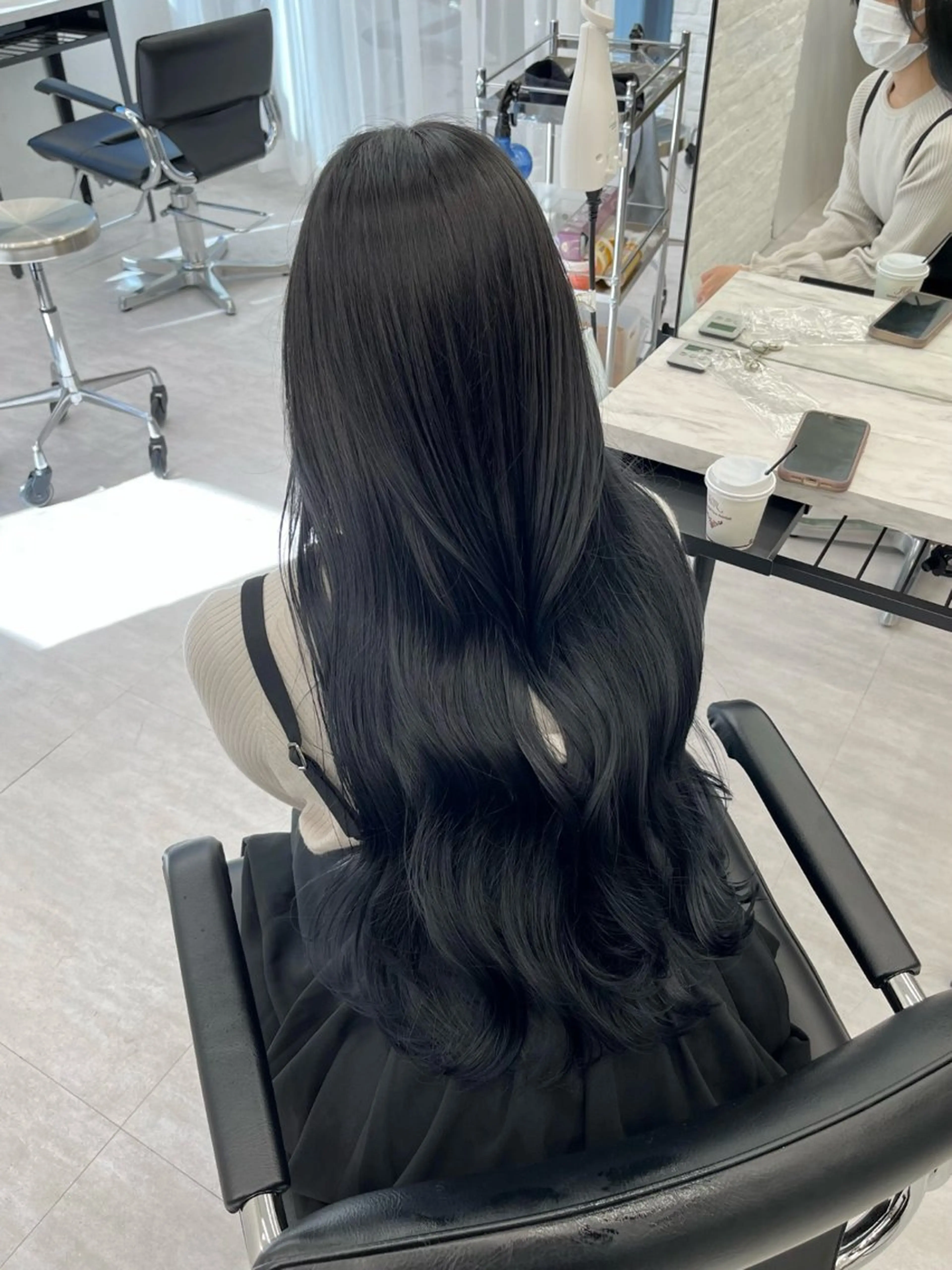 ロング カラー 韓国ヘア🎀 もかのヘアスタイル