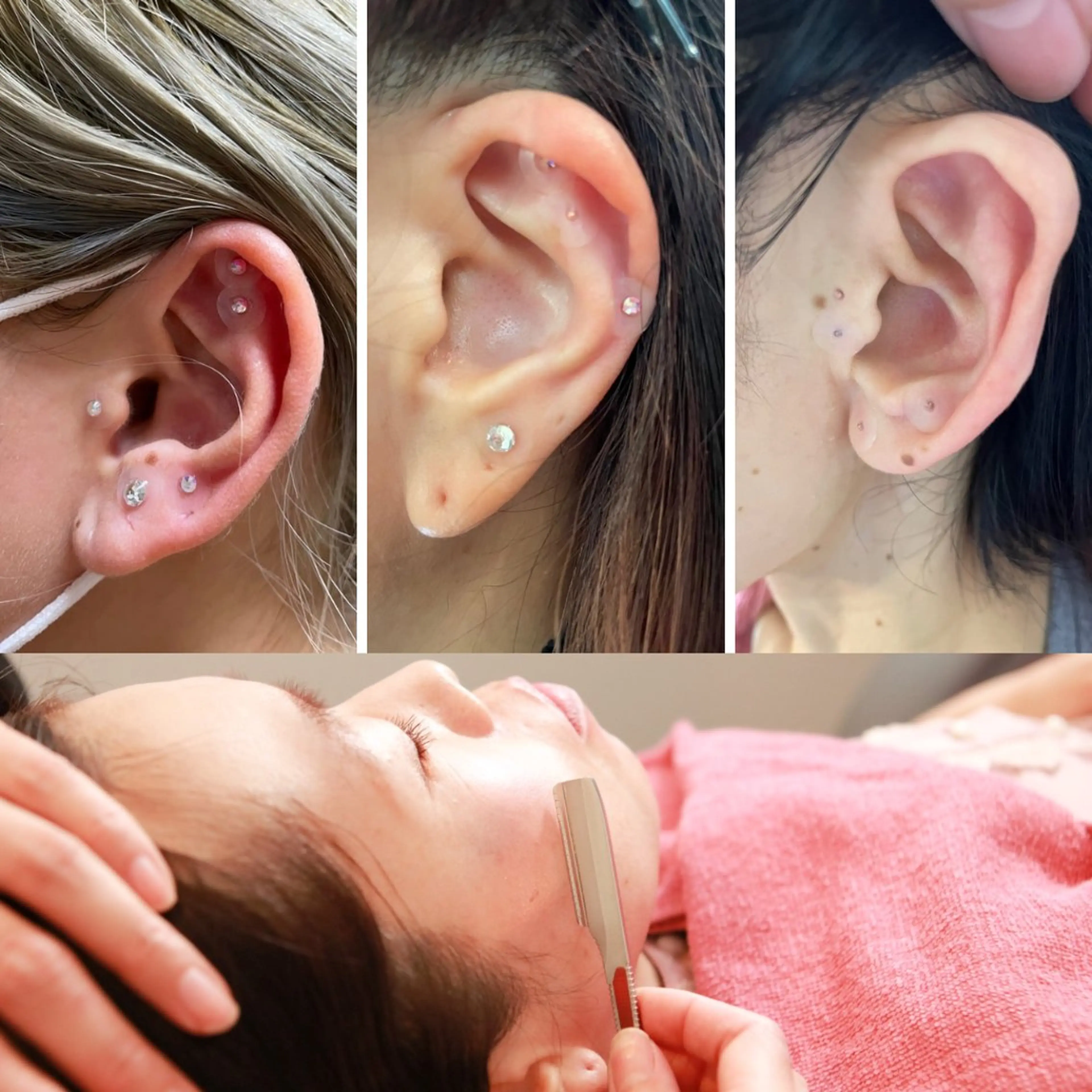 レディースシェービング🪞＋耳ツボジュエリー💎シェービング20%OFF✨の写真