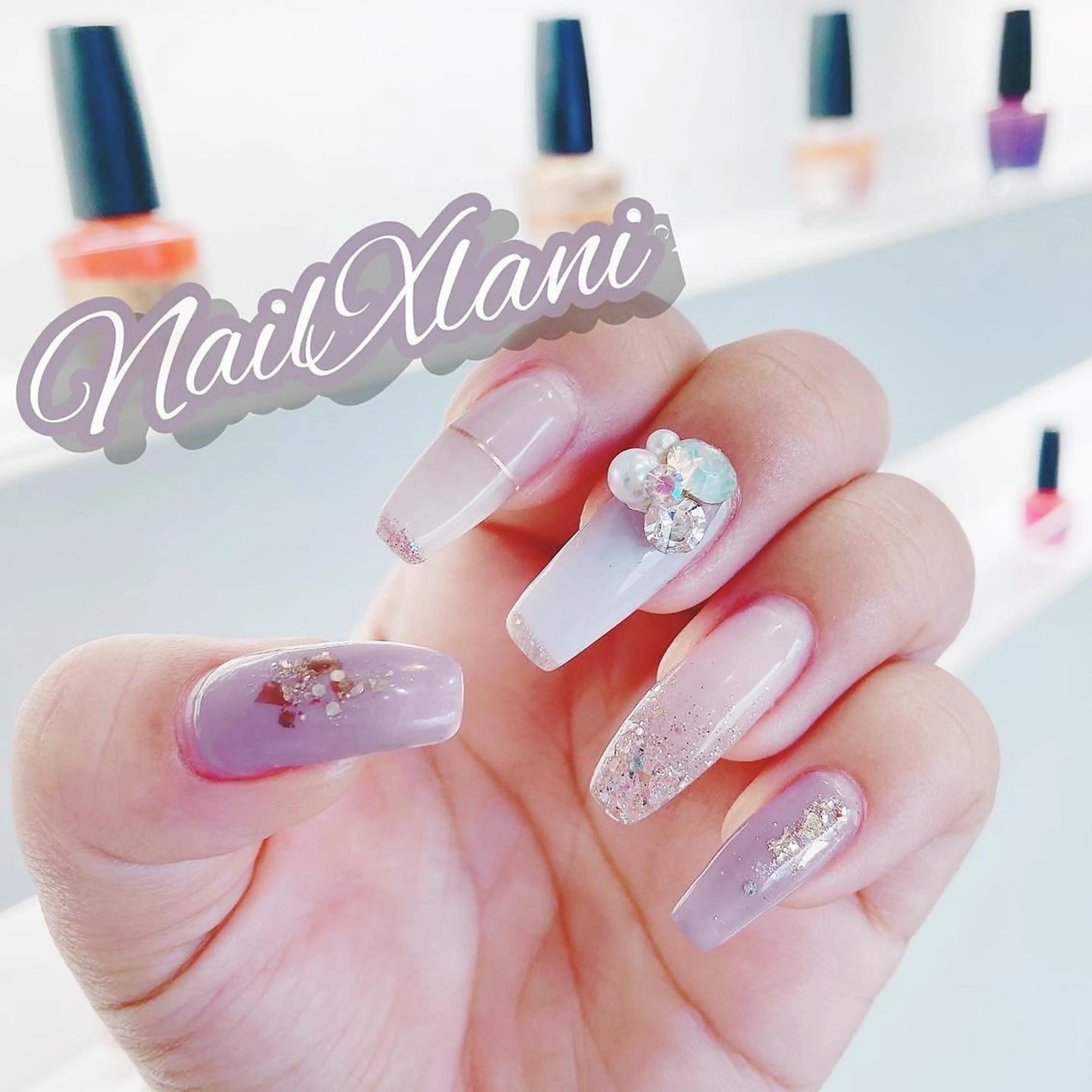 ネイル Nail×Lani 深爪矯正対応◎のネイルデザイン
