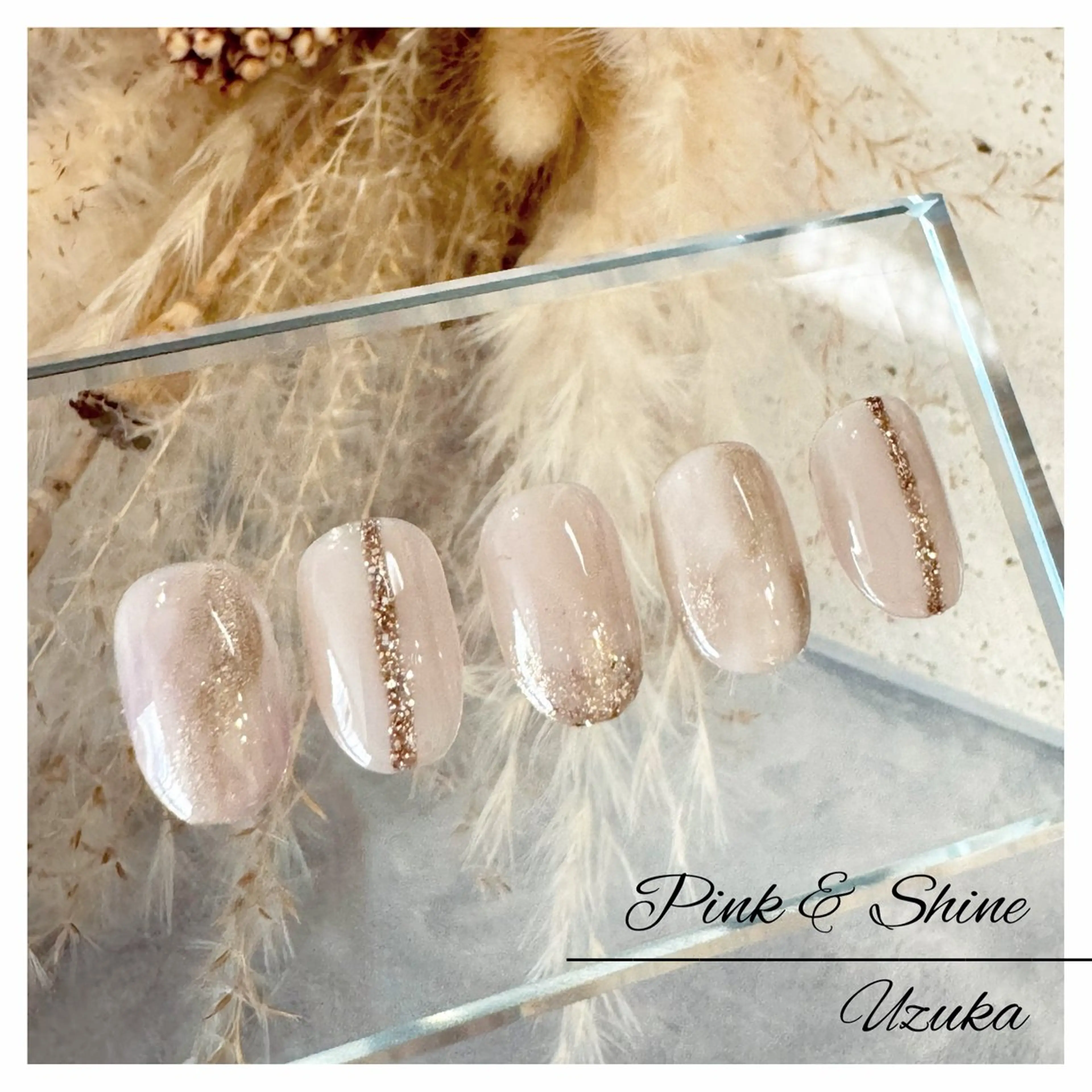 ネイル ニュアンスネイル ピンク 【 enn 】 Uzuka Yukaのネイルデザイン