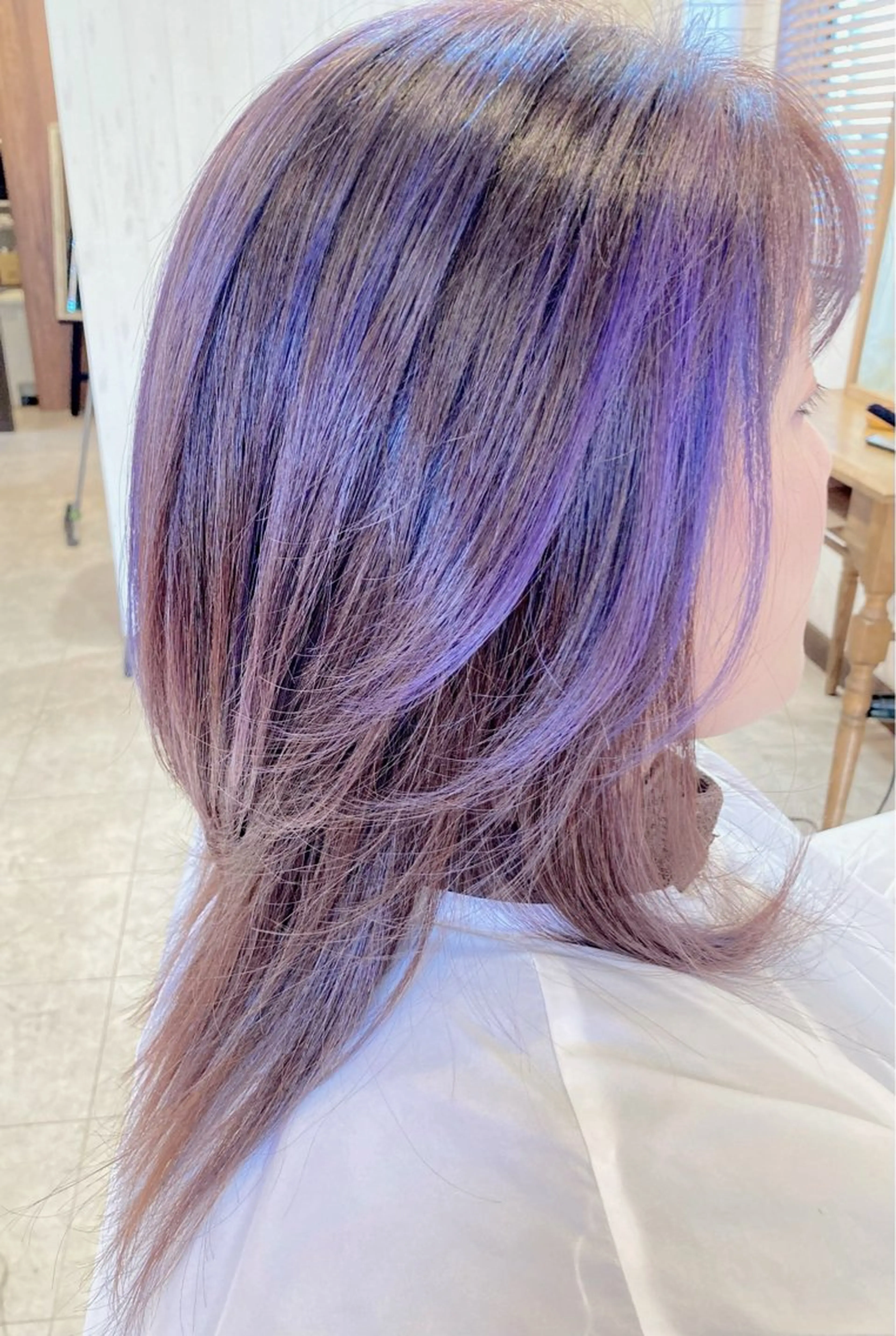 セミロング カラー fossette hair&eyeのマツエク・マツパデザイン