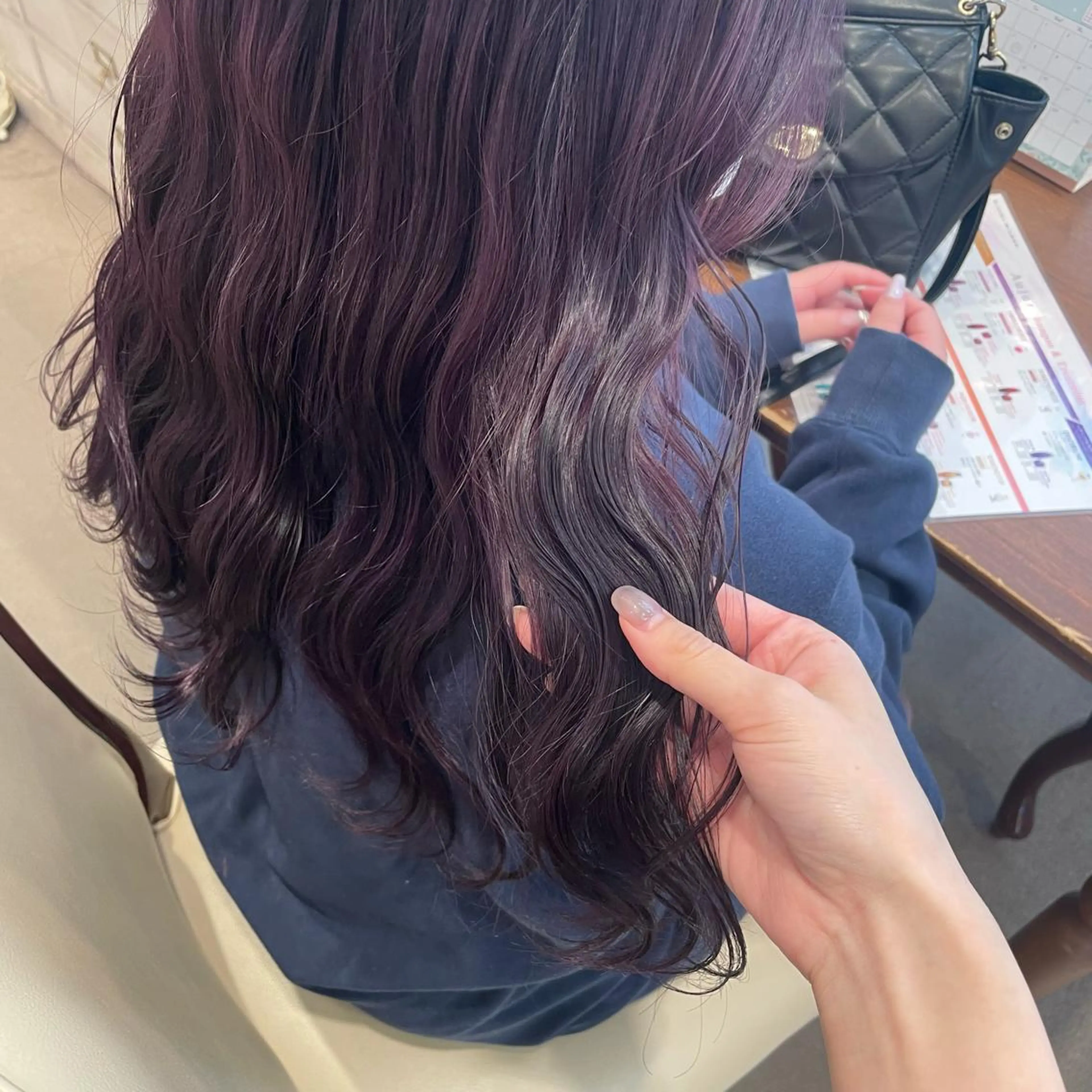 ロング カラー ヘアカラー 🍪ﾖｼｲﾊﾙﾈ🍪 ﾗﾍﾞﾝﾀﾞｰｶﾗｰのヘアスタイル