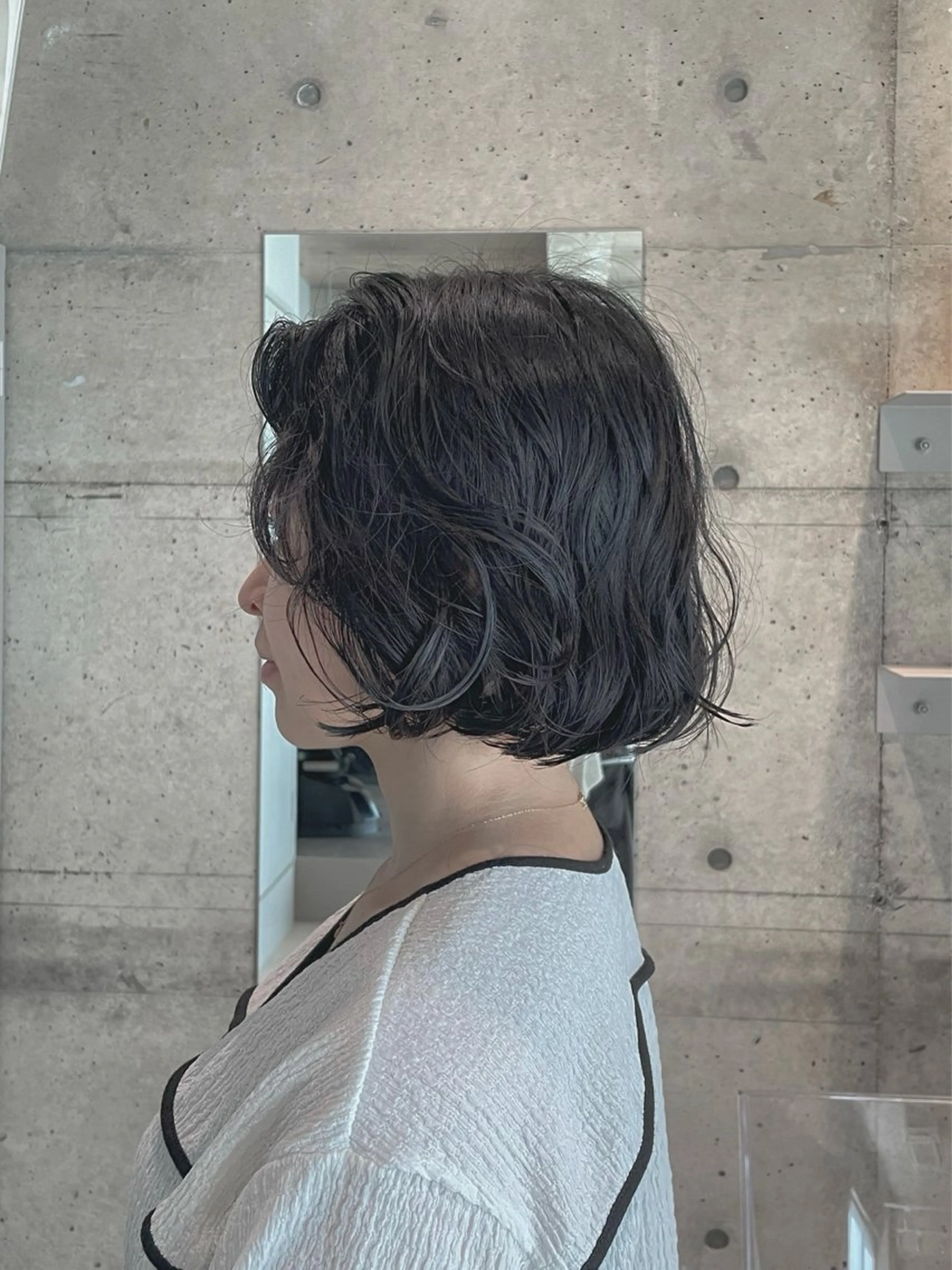 ミディアム パーマ ミディアムパーマ 艶髪🌿🫧 yukakoのヘアスタイル