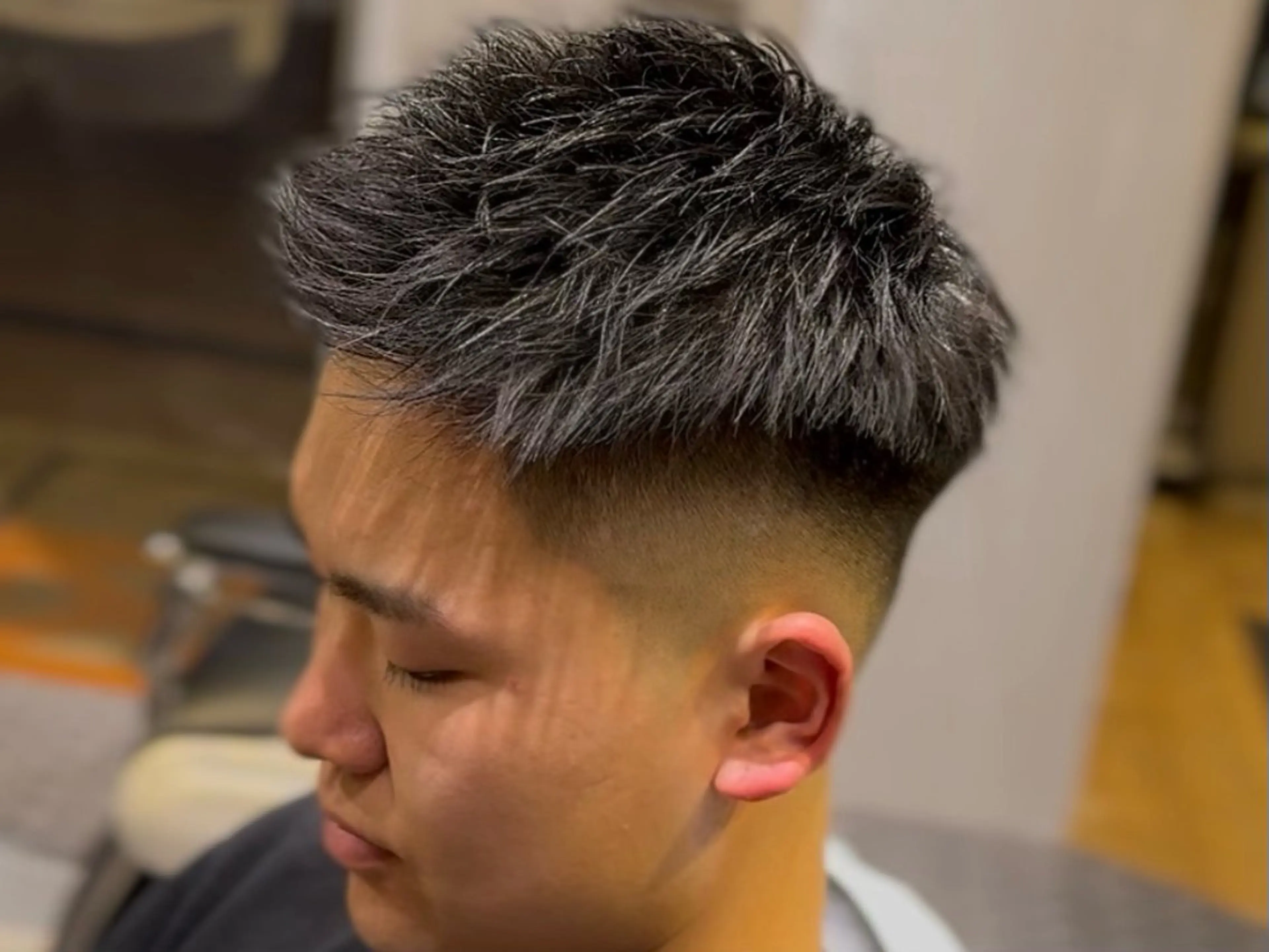 メンズ フェードカット 藪野 悠のヘアスタイル