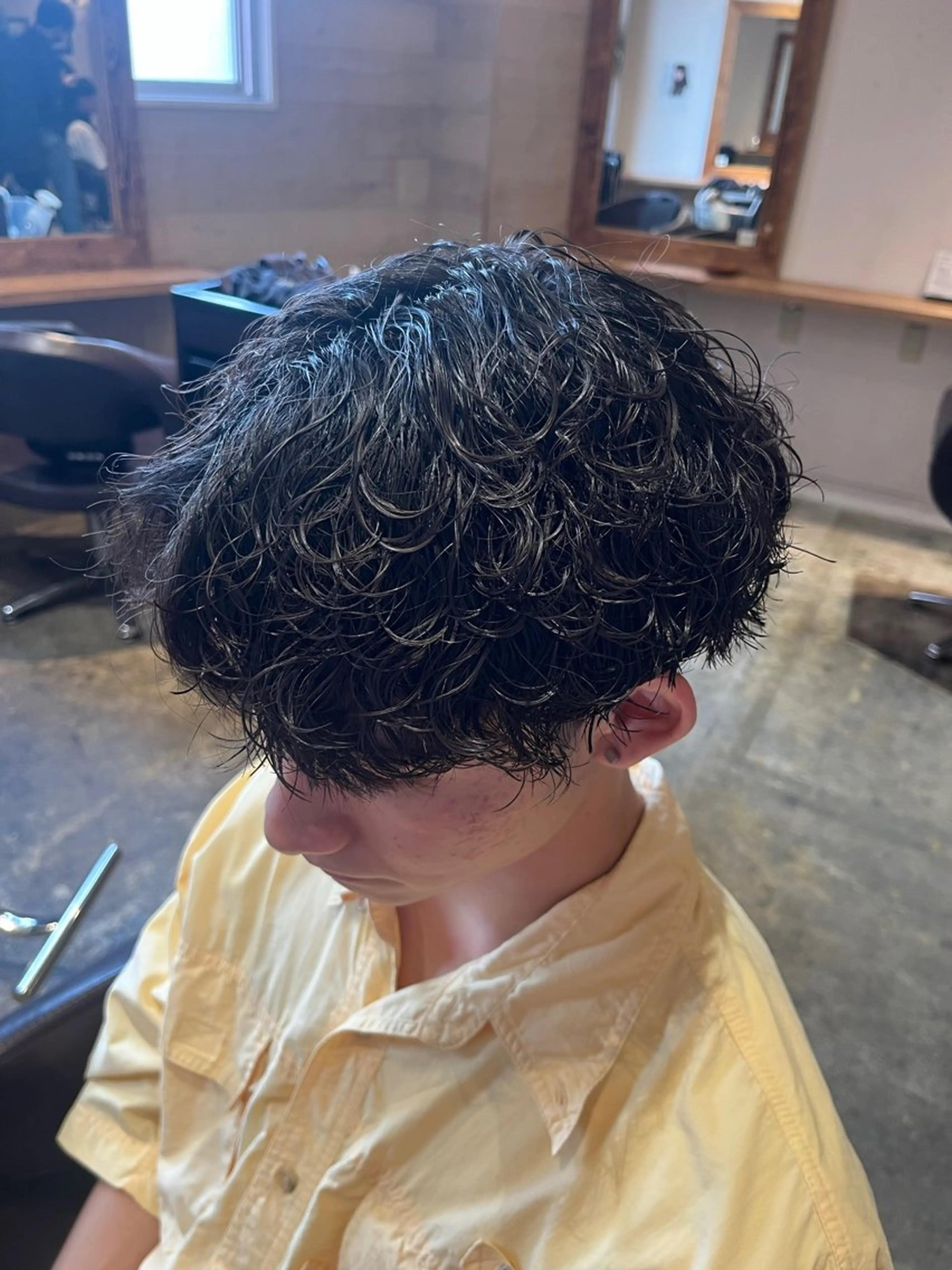 パーマ メンズ カット パーマ トリートメント ヘアセット 💈メンズパーマ特化 店長望月謙二郎💈のヘアスタイル