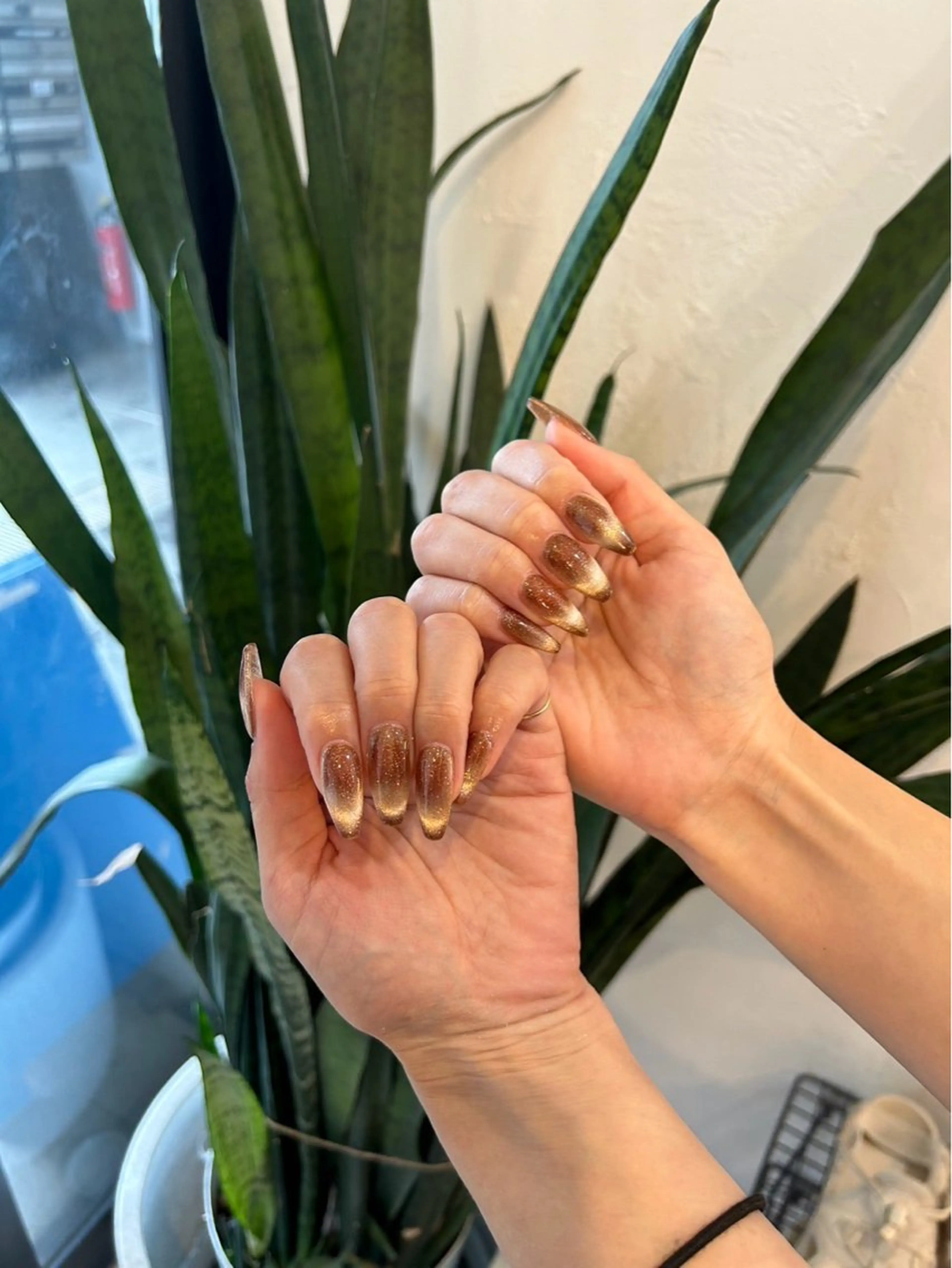 ネイル マグネットネイル マグネットワンカラー ワンカラーネイル 小野 あやのネイルデザイン